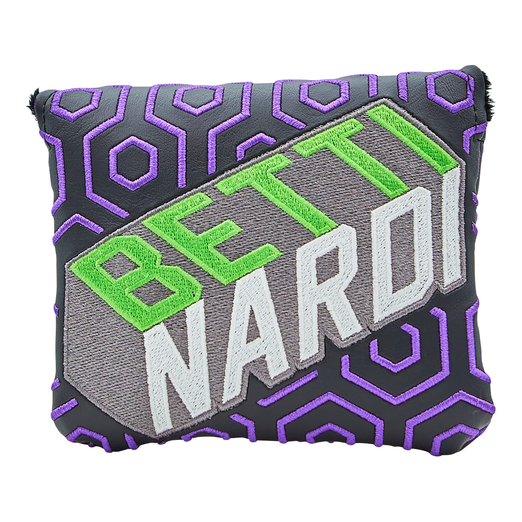 Geometric Purple Mallet Headcover