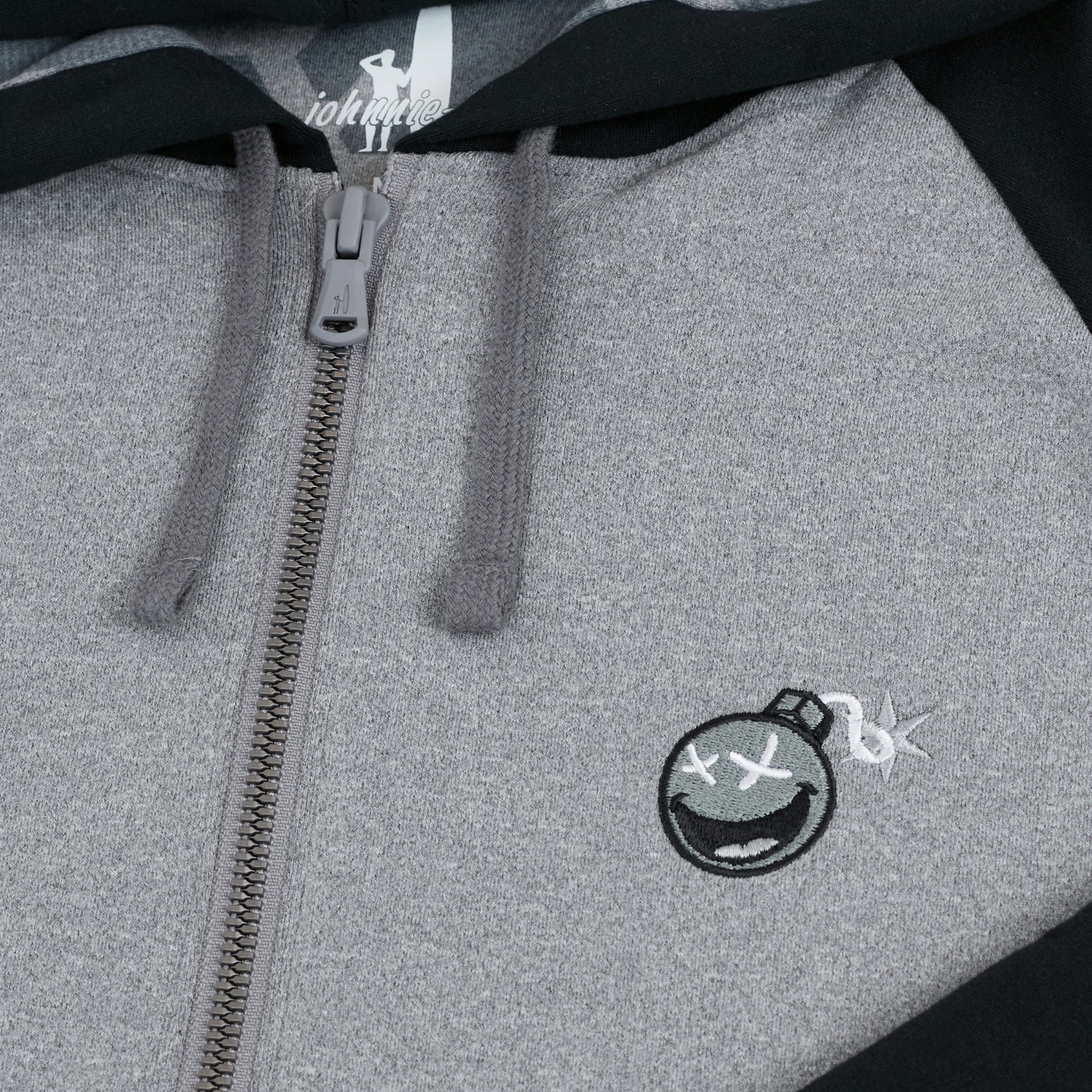 Halloween 2023 Poison Bomb Johnni-O Dyer Microfleece Quarter-Zip Hoodie - Image 4