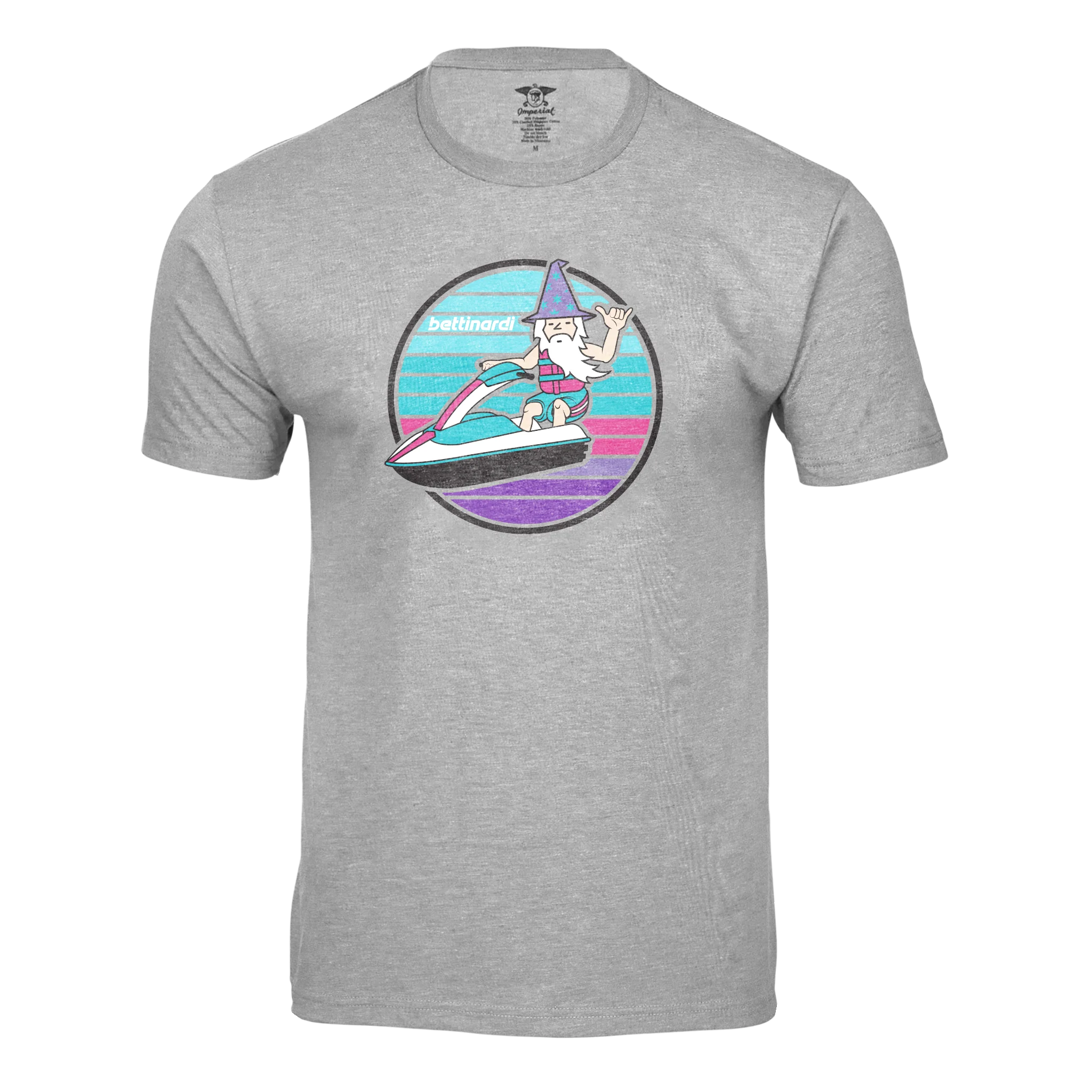 Jet Ski Wizard Tee (Gray)