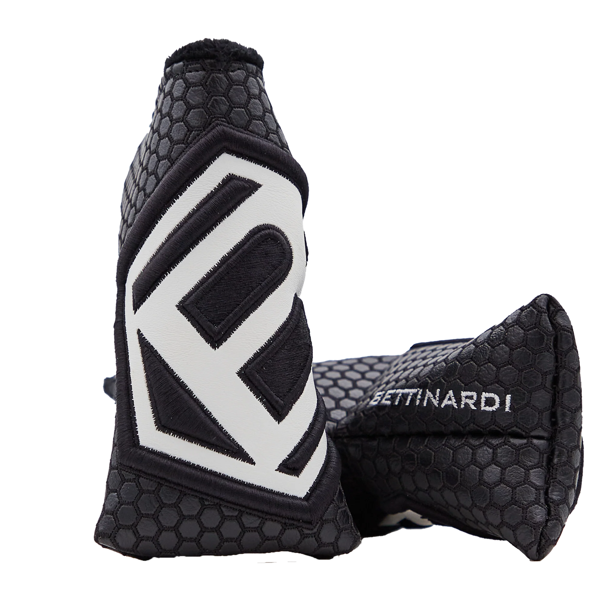 Jumbo Hex B Headcover (Black/White)