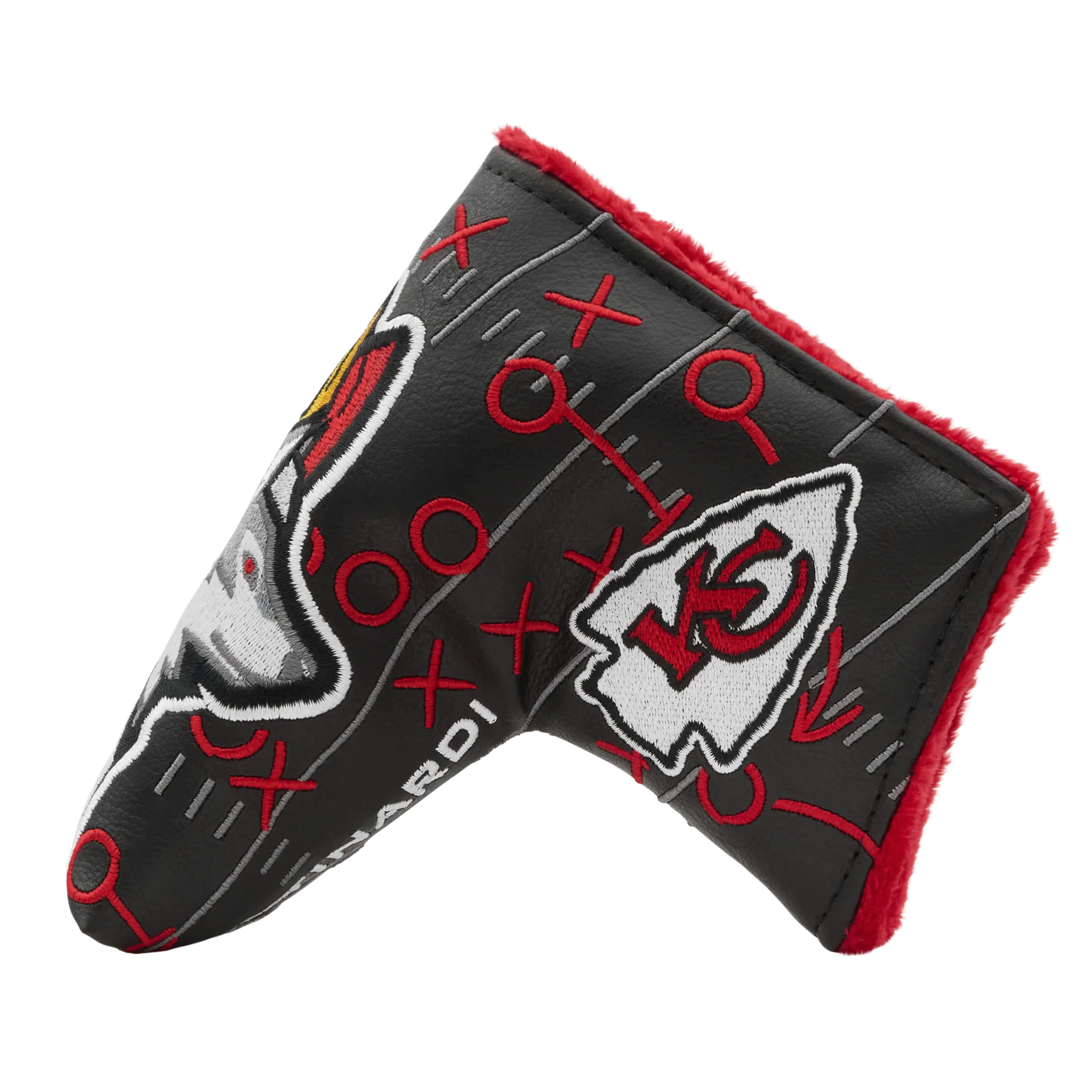 Kansas City Chiefs X's and O's Blade Putter Headcover - Image 2