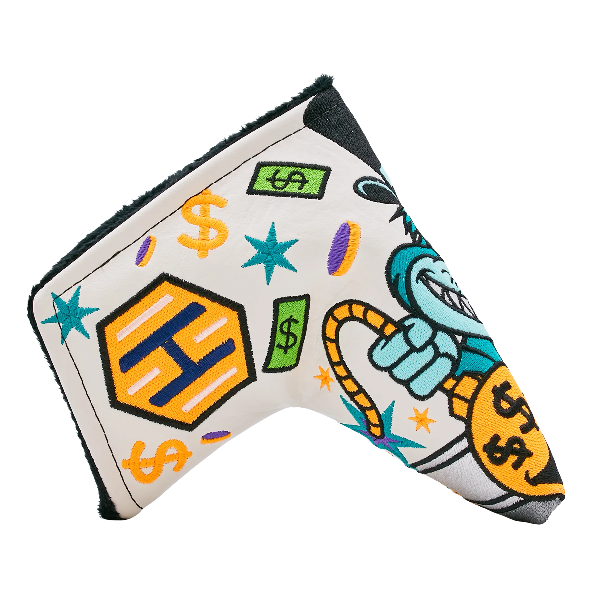 Lefty DASS Wall Street Fat Cat Gold Flame BBZero Putter - Image 5