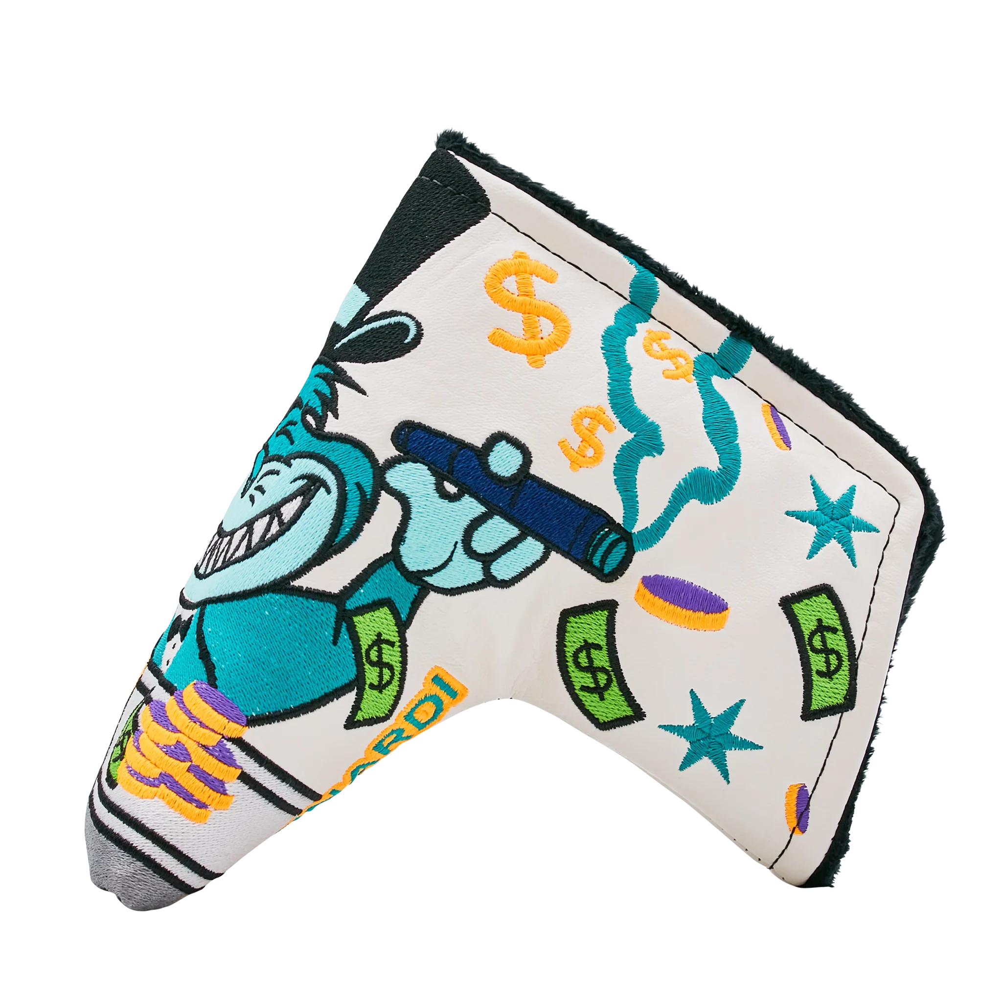Lefty DASS Wall Street Fat Cat Gold Flame BBZero Putter - Image 6