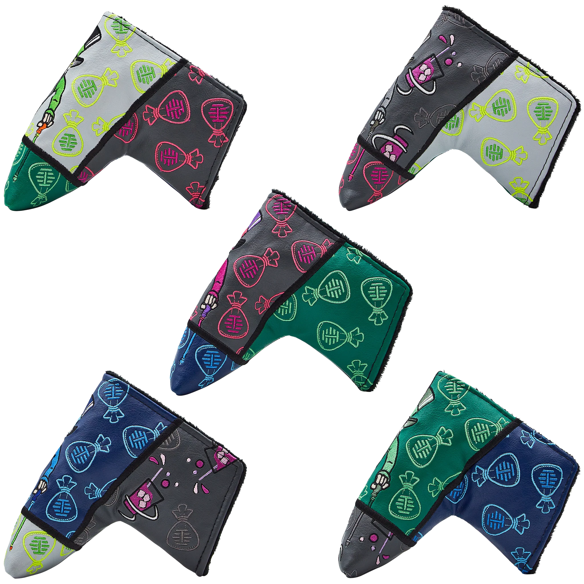 Luck of the Draw Gangster Wizard Mash-Up Blade Headcover - Image 2