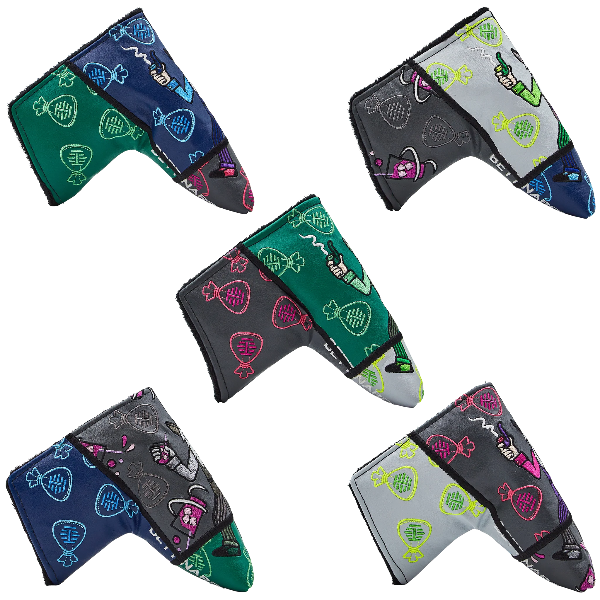 Luck of the Draw Gangster Wizard Mash-Up Blade Headcover - Image 3