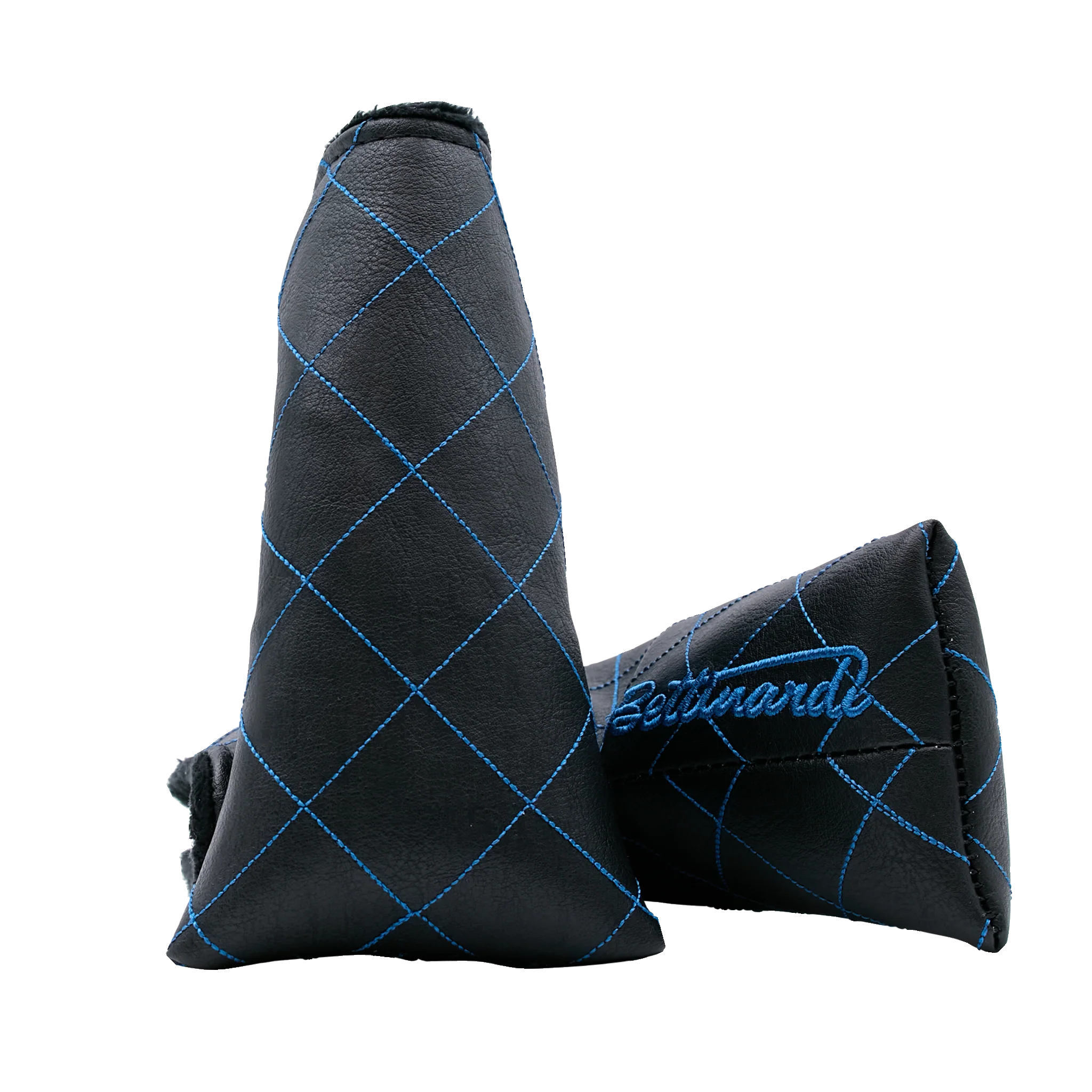 Midnight Black Retro Quilted Blade Putter Headcover