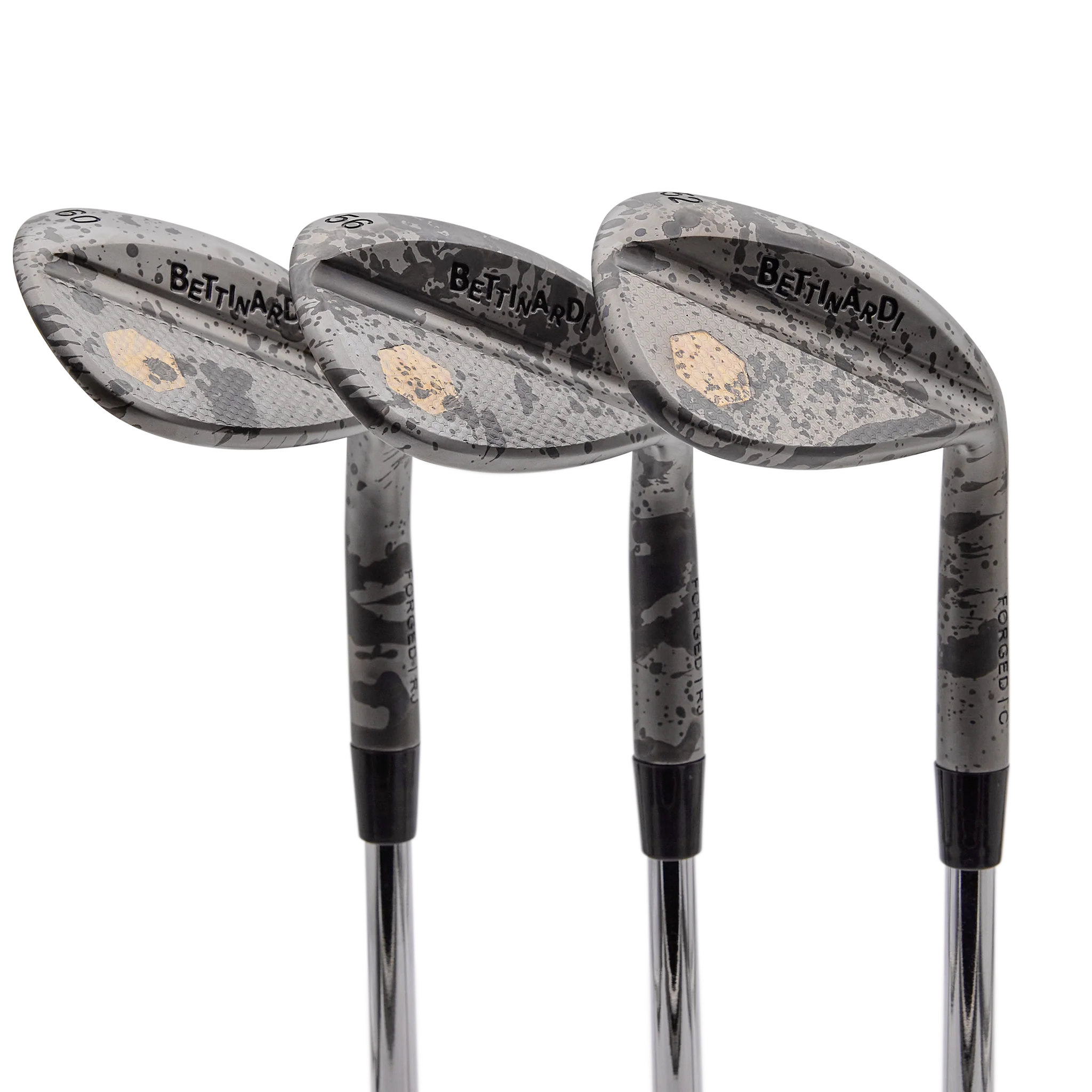 Mokume Inlay Black Acid HLX 6.0 Wedge Set (52°, 56°, 60°)
