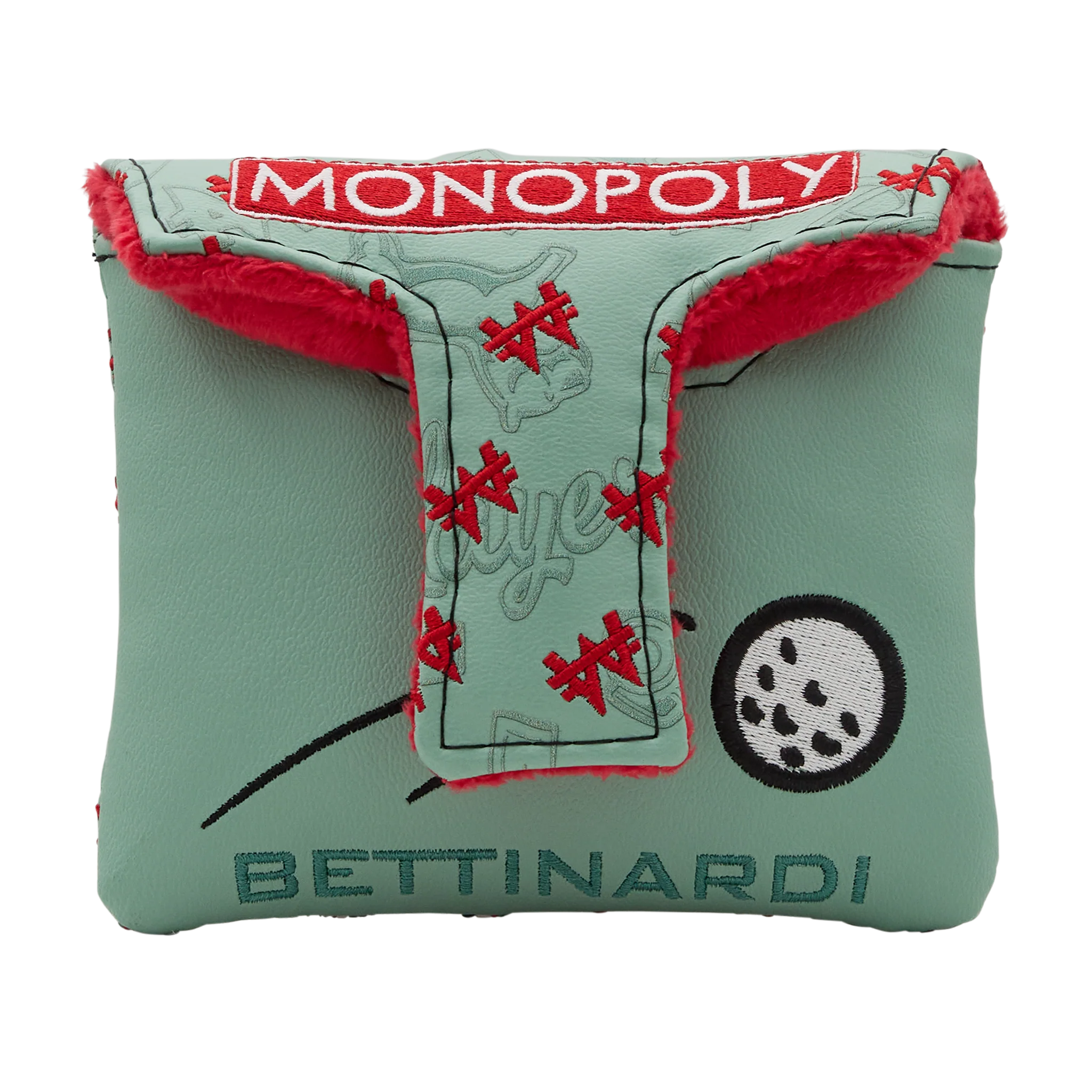 Monopoly x Bettinardi Golfin' Mr. Monopoly Mallet Putter Headcover - Image 2