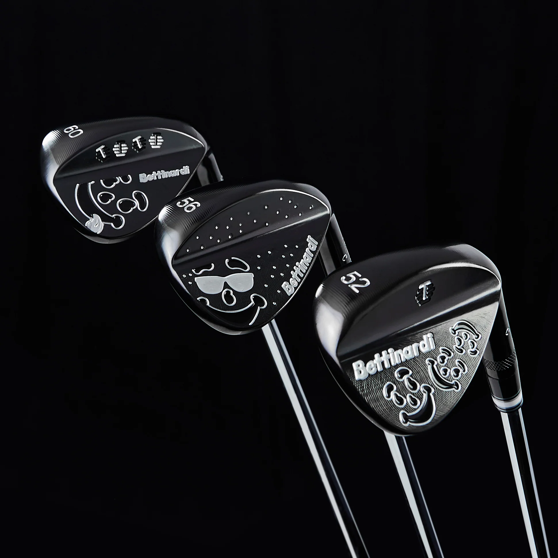 Multi-icon Black PVD Wedges (52,56,60)