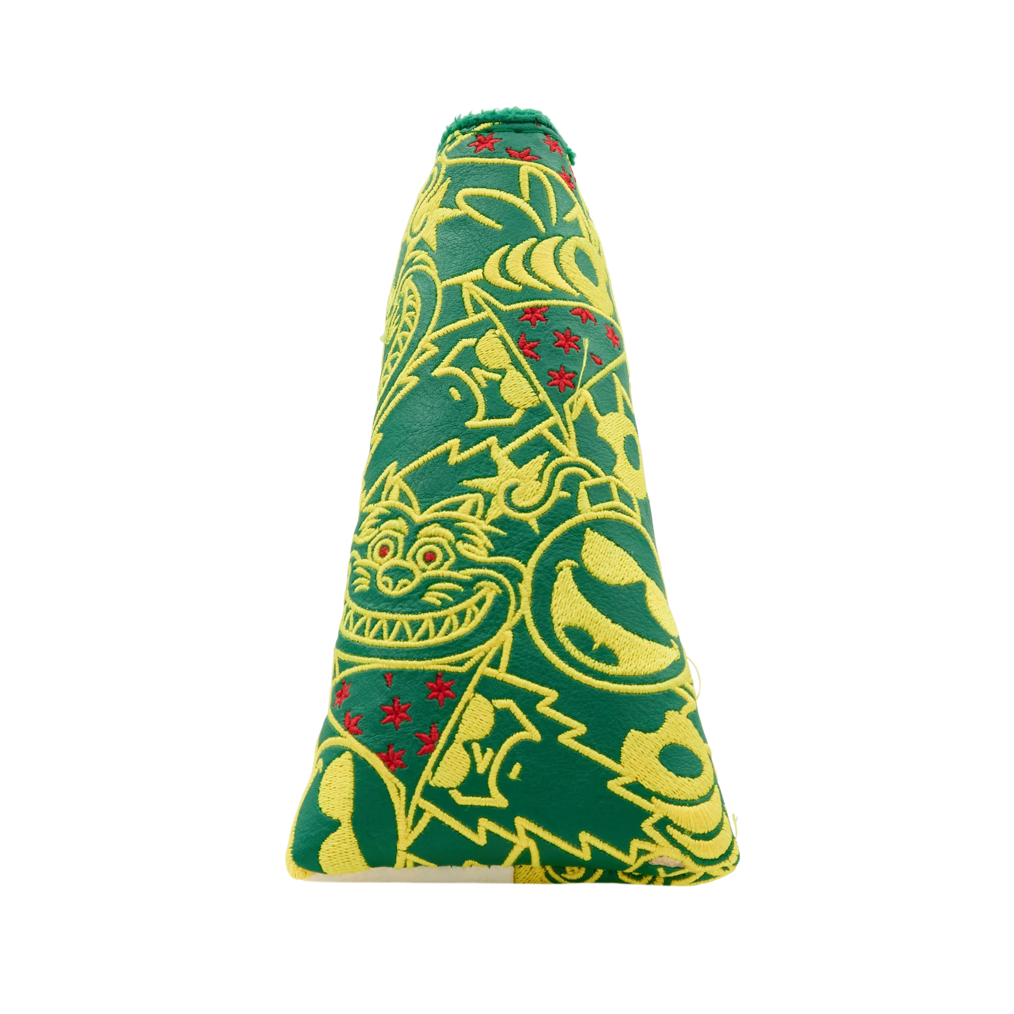 Multi Icon Green and Yellow Blade Putter Headcover - Image 3