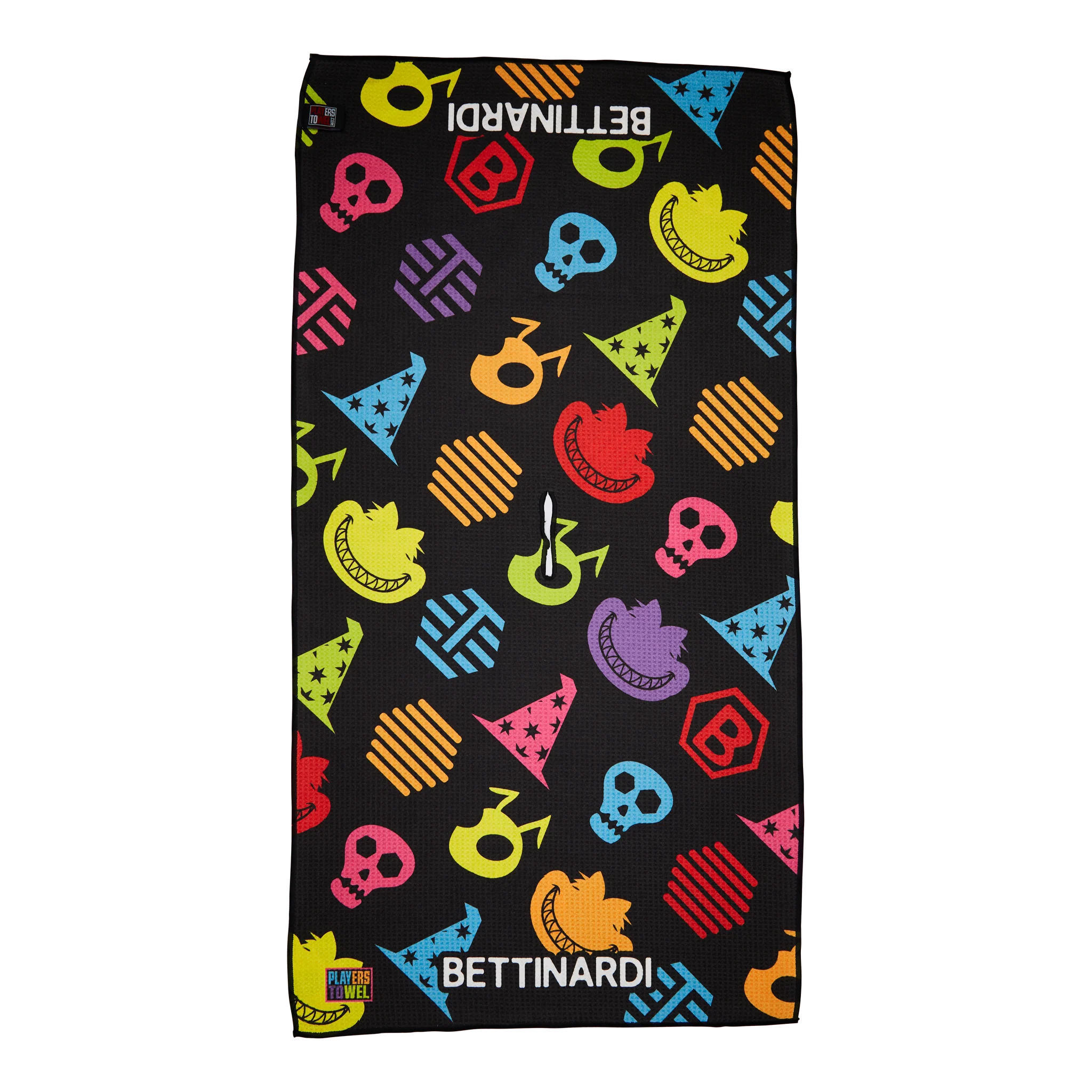 Multi-Icon Players Towel (Black/Multi-Color)