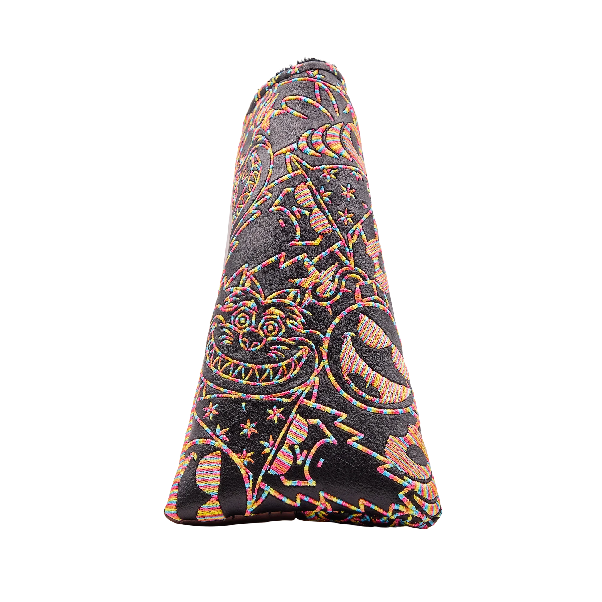 Multi Icon Rainbow Holographic Blade Putter Headcover - Image 3