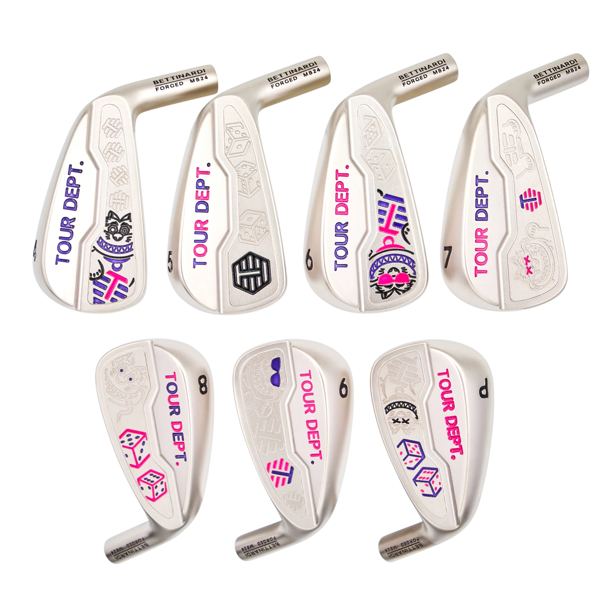 Multi Lucky Cat Tour Dept. Satin Nickel MB24 Iron Set (4-PW)