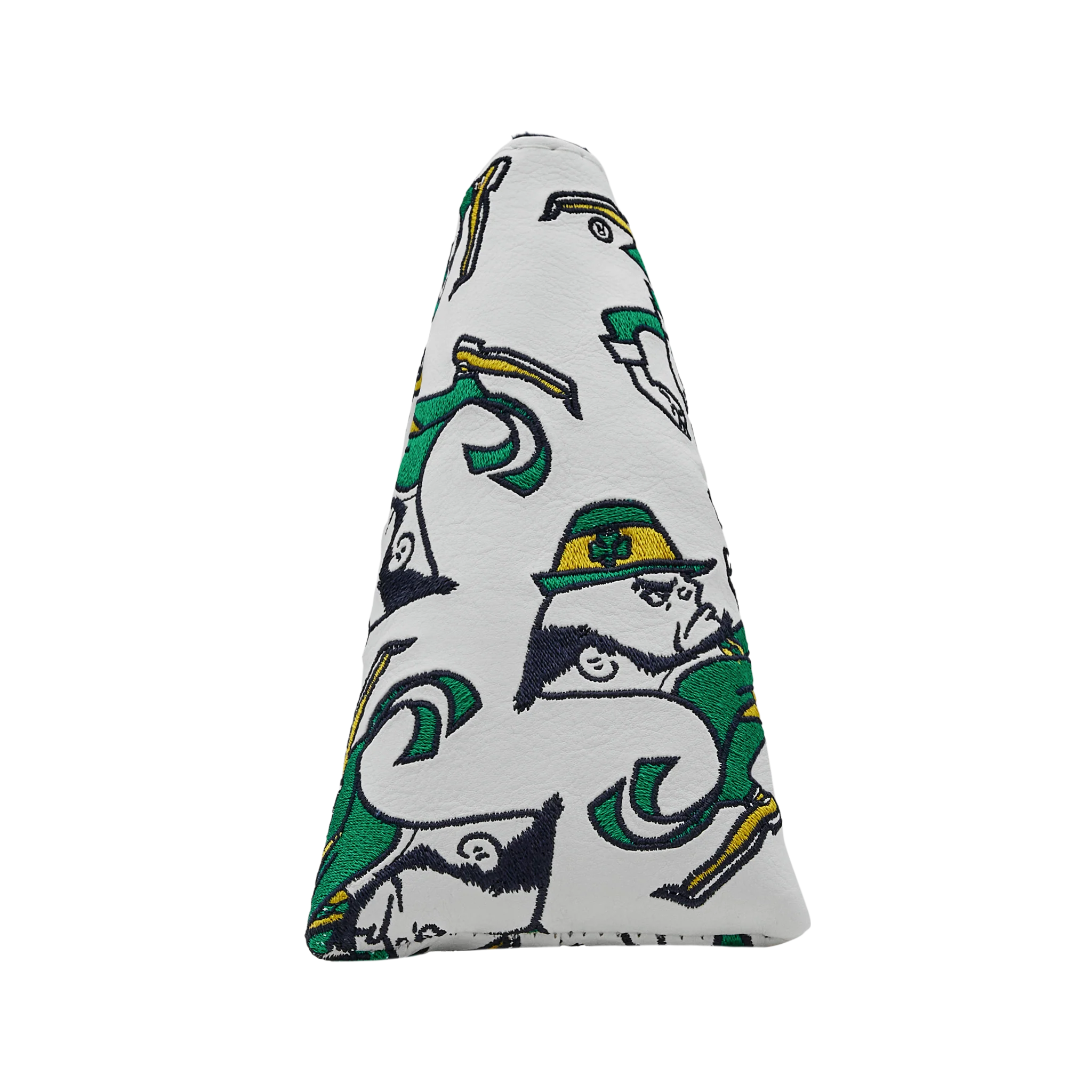 Notre Dame x Bettinardi White Dancing Leprechauns Blade Putter Headcover - Image 3