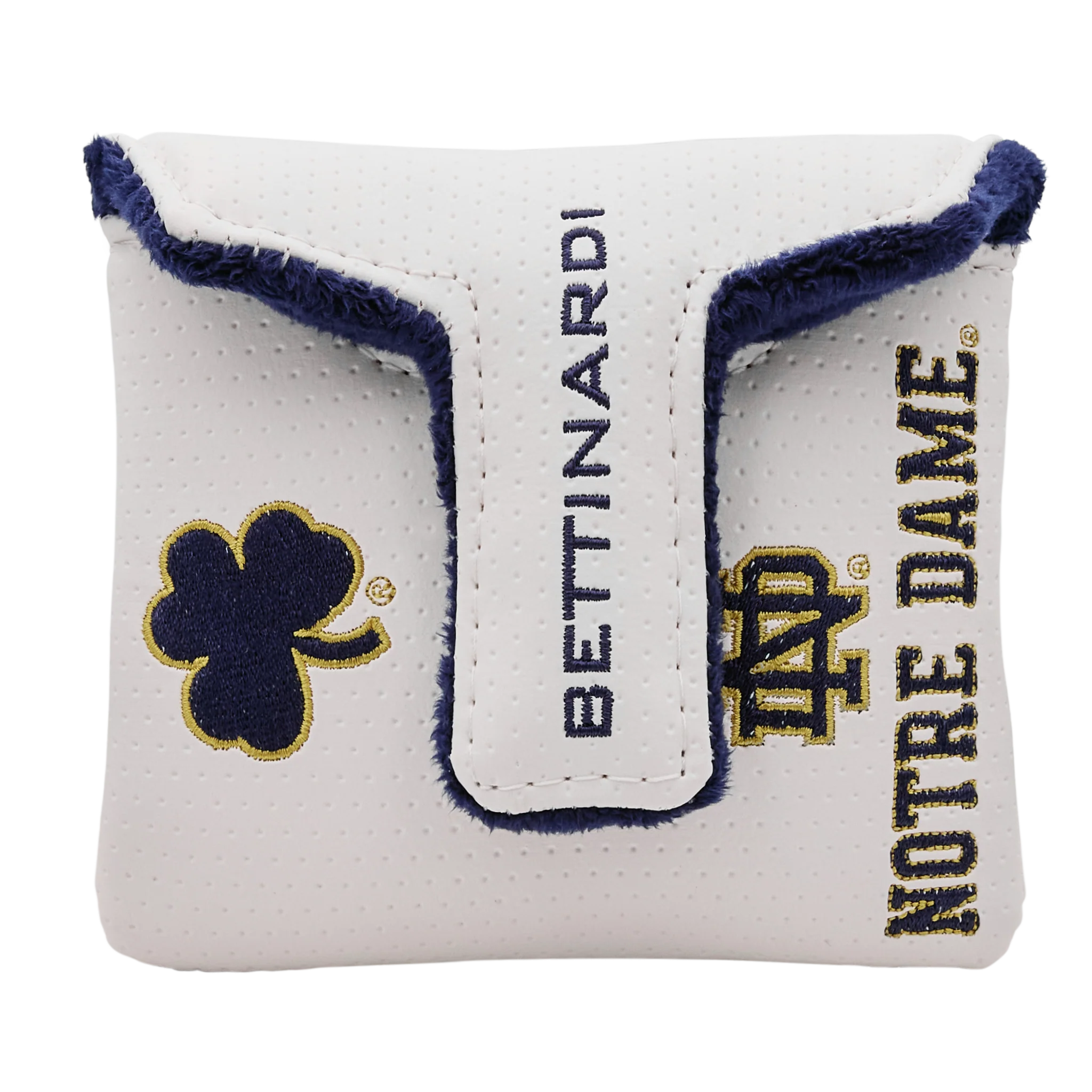 Notre Dame x Bettinardi White Irish Script Mallet Putter Headcover - Image 2