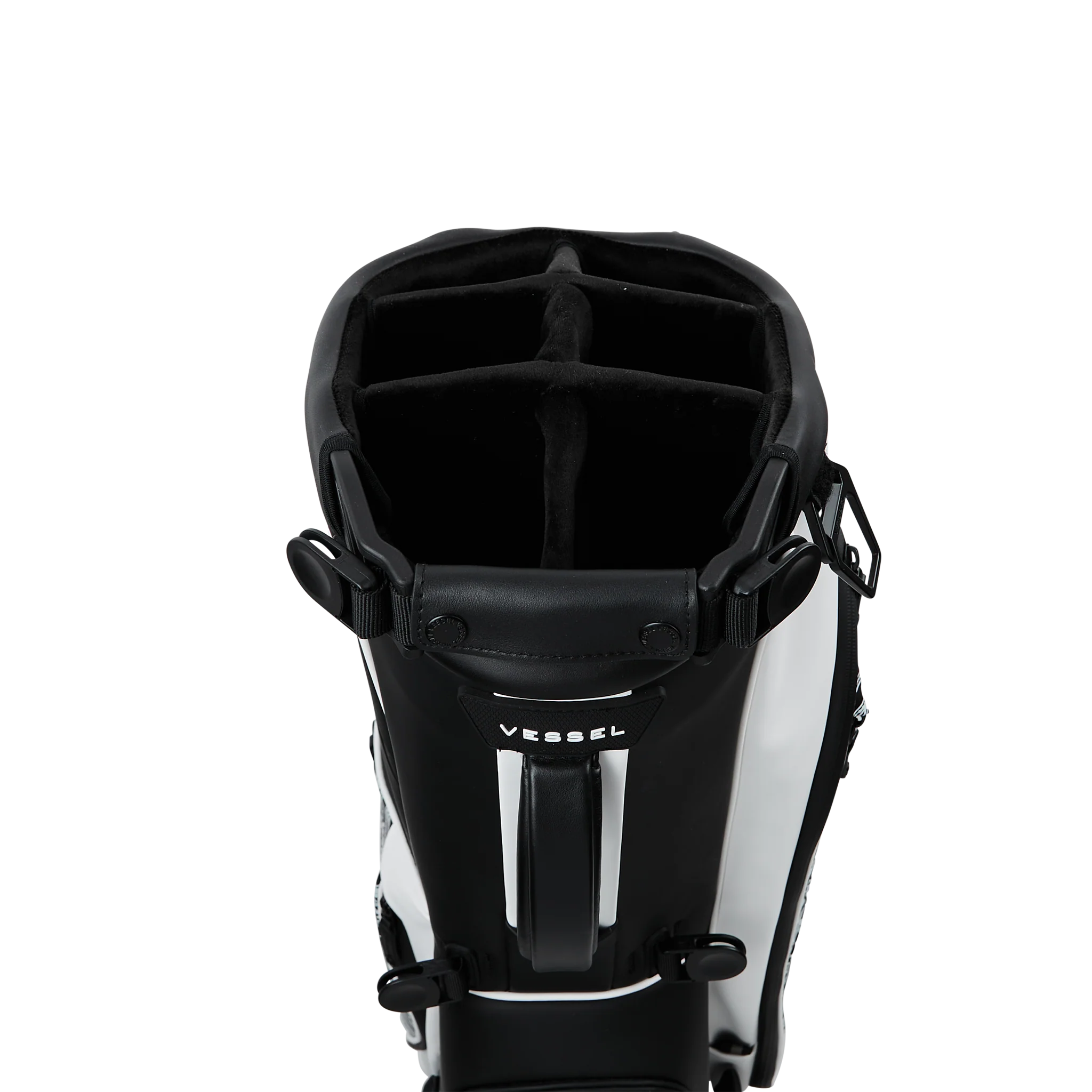 Paisley Stand Golf Bag (Black and White) - Image 3
