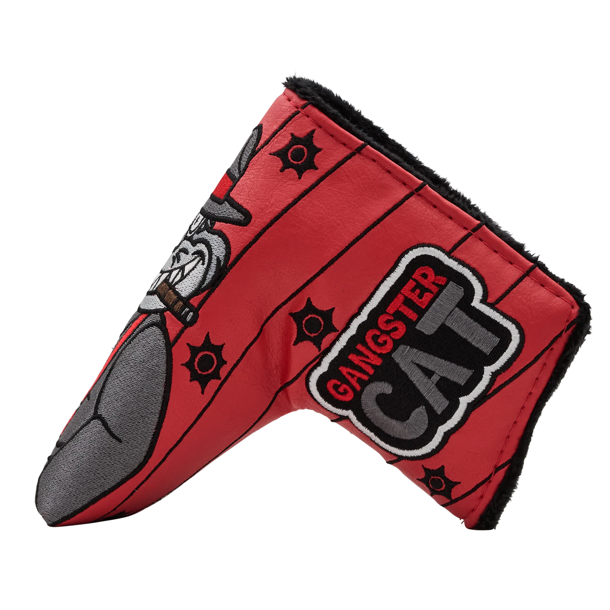Pinstripe Gangster Cat Blade Putter Headcover - Image 2