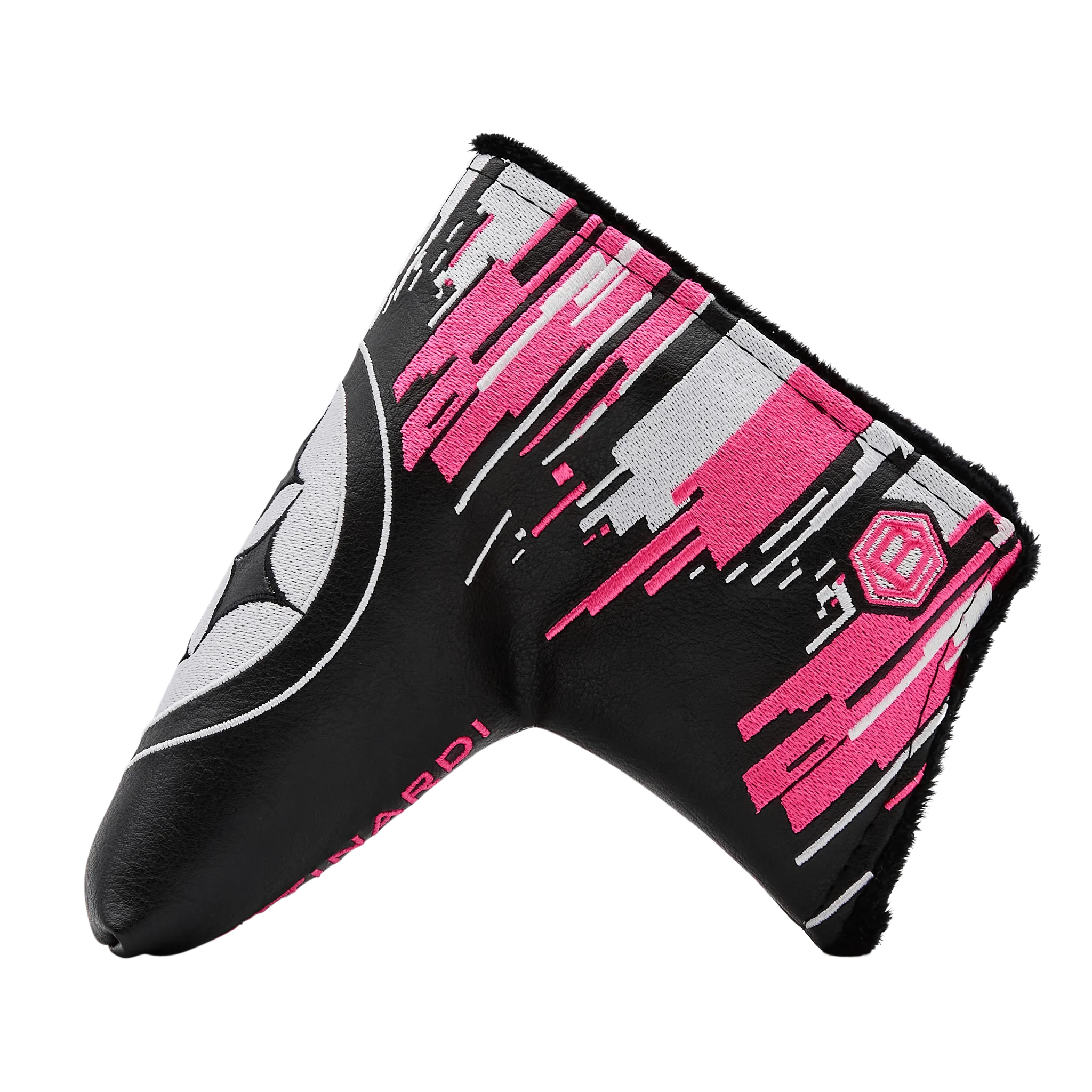 Pittsburgh Steelers Pink Digital Stripes Blade Putter Headcover - Image 2