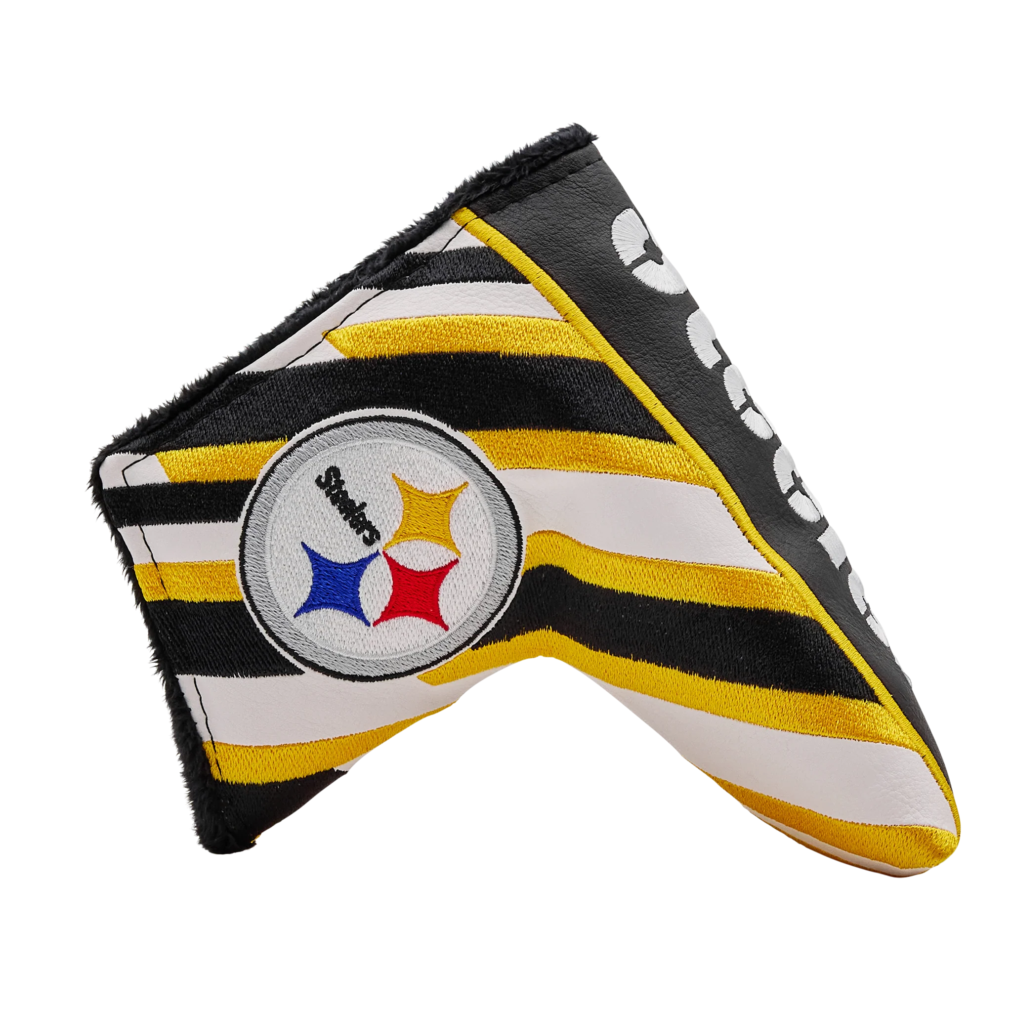 Pittsburgh Steelers Team Stripes Blade Putter Headcover - Image 4