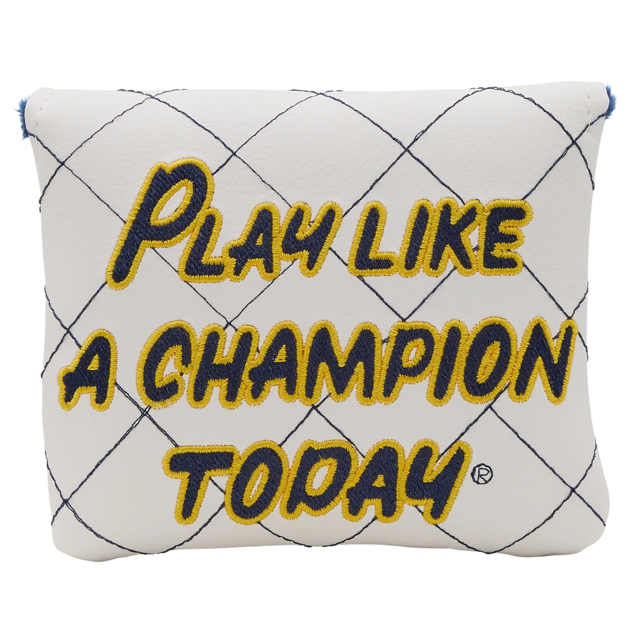 Play Like A Champion Today x Bettinardi White Center-Shafted Mallet Putter Headcover