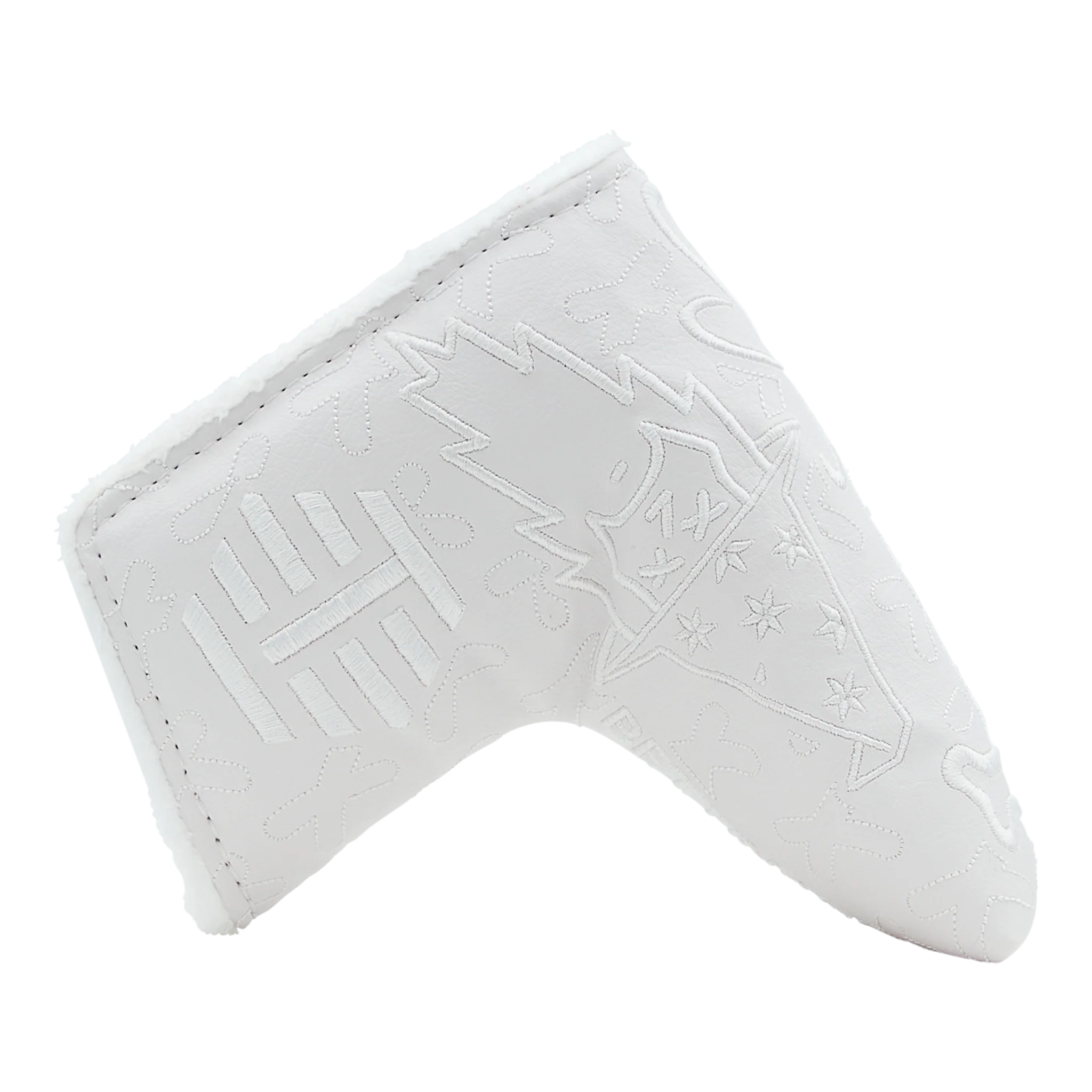 Poison Multi-Icon White Buffalo Blade Headcover - Image 2