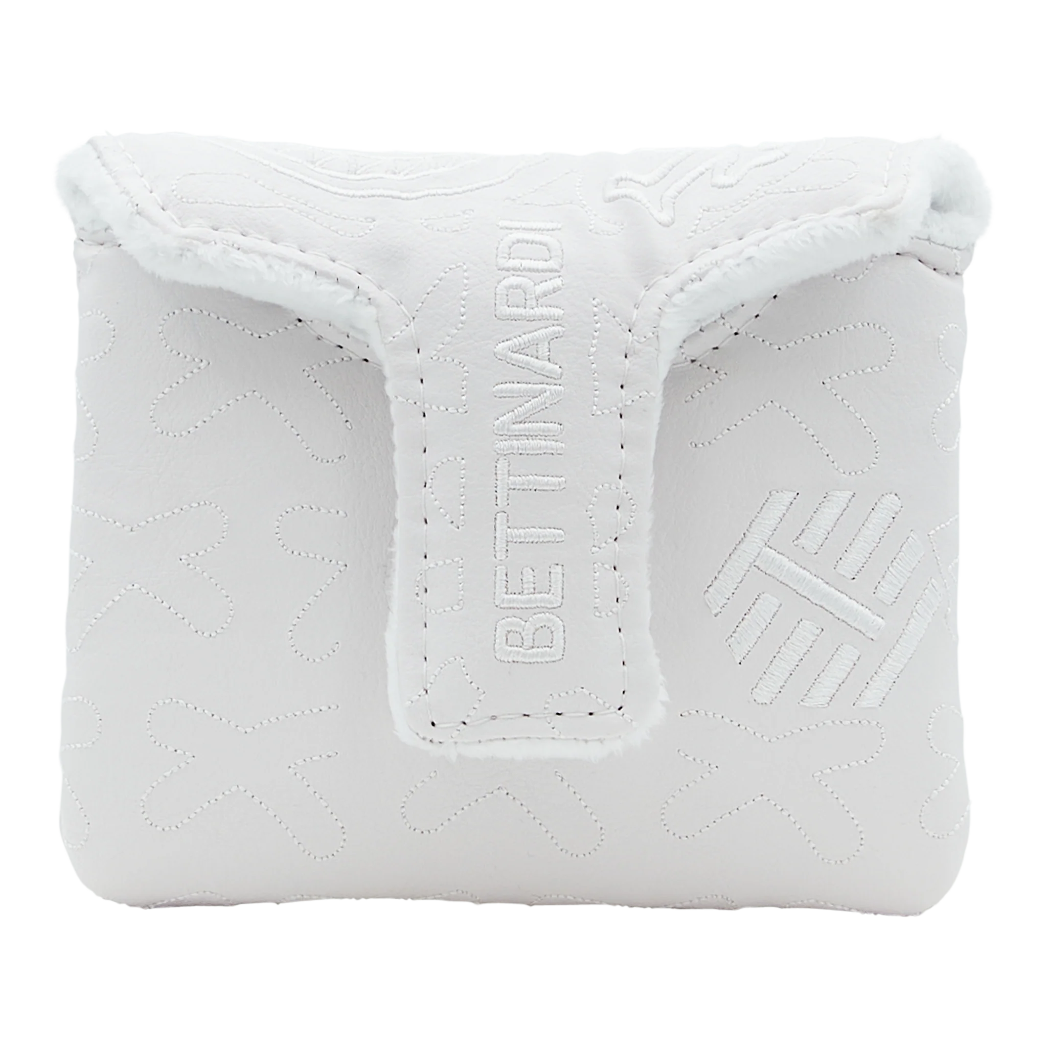 Poison Multi-Icon White Buffalo Mallet Putter Headcover - Image 2