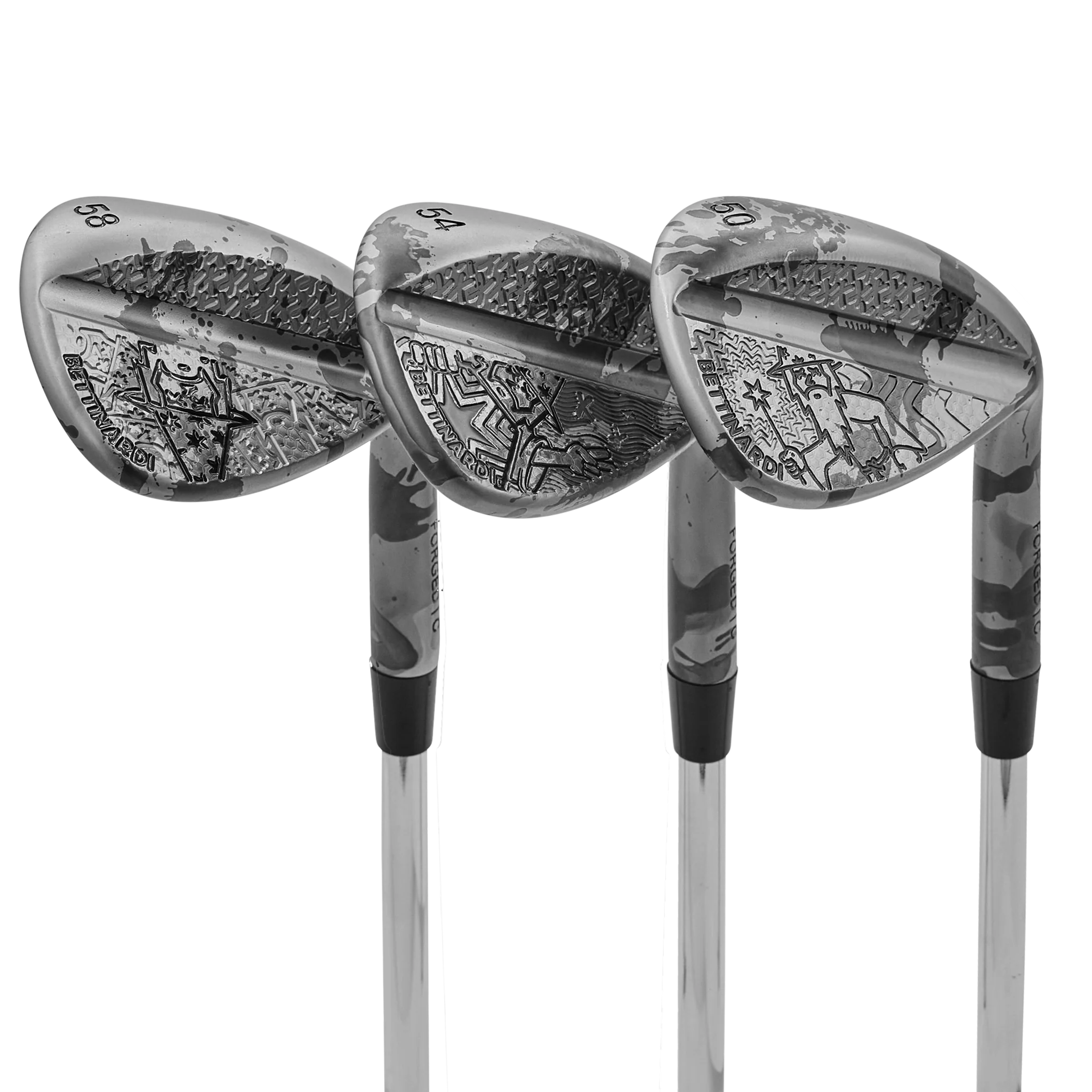 Poison Wizard Black Acid HLX 6.0 Wedge Set (50°, 54°, 58°)