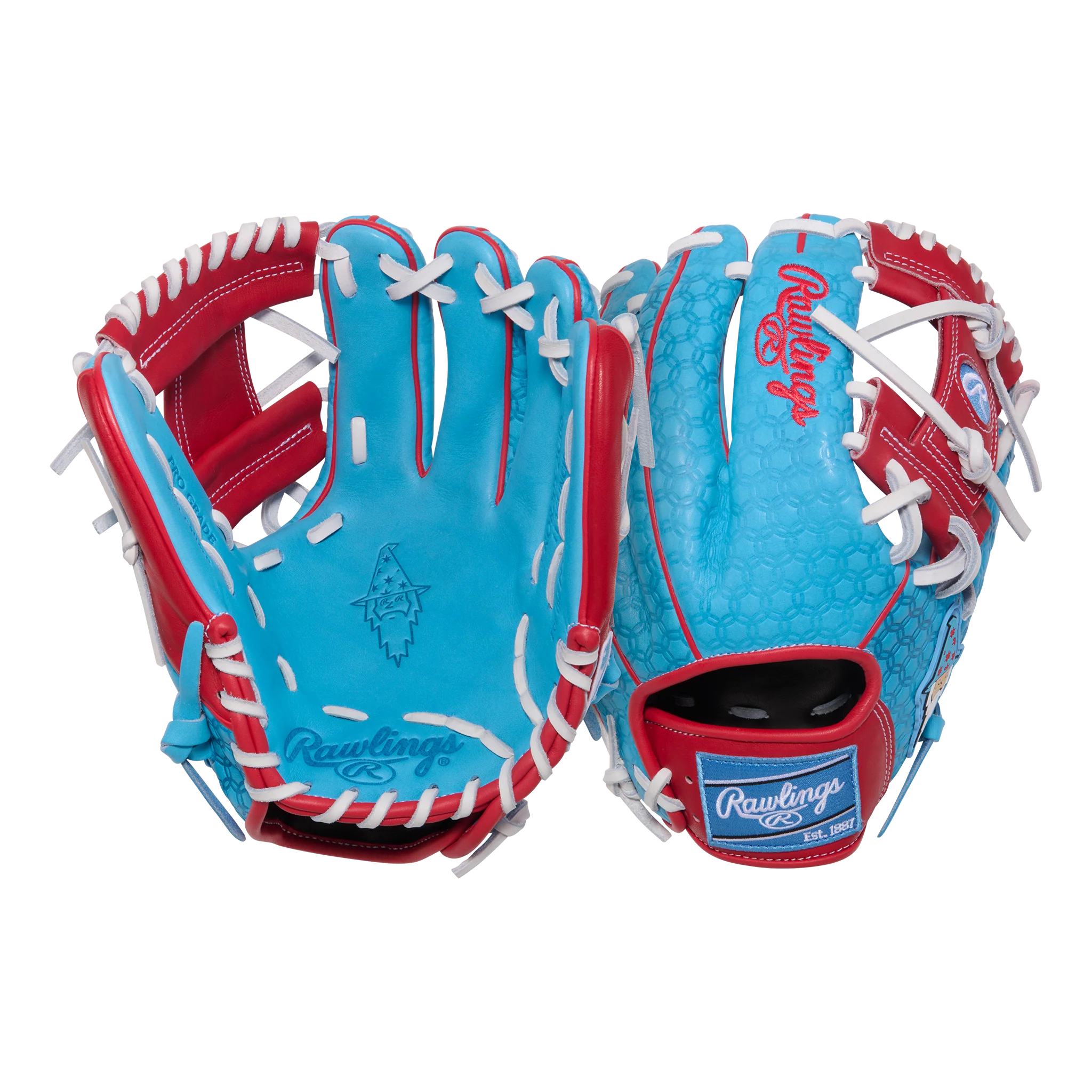 Rawlings Heart of the Hide® x Bettinardi Pro Label Wizard RWB Glove - Image 5