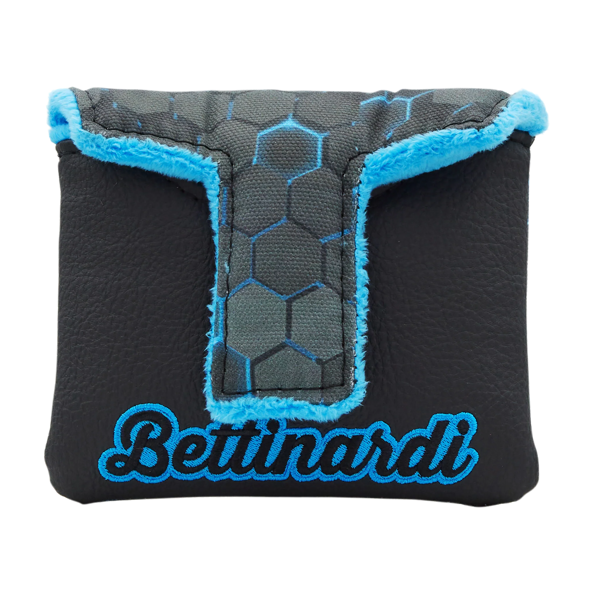 Script Hex B Dimensional Mallet Putter Headcover (Blue/Black) - Image 2