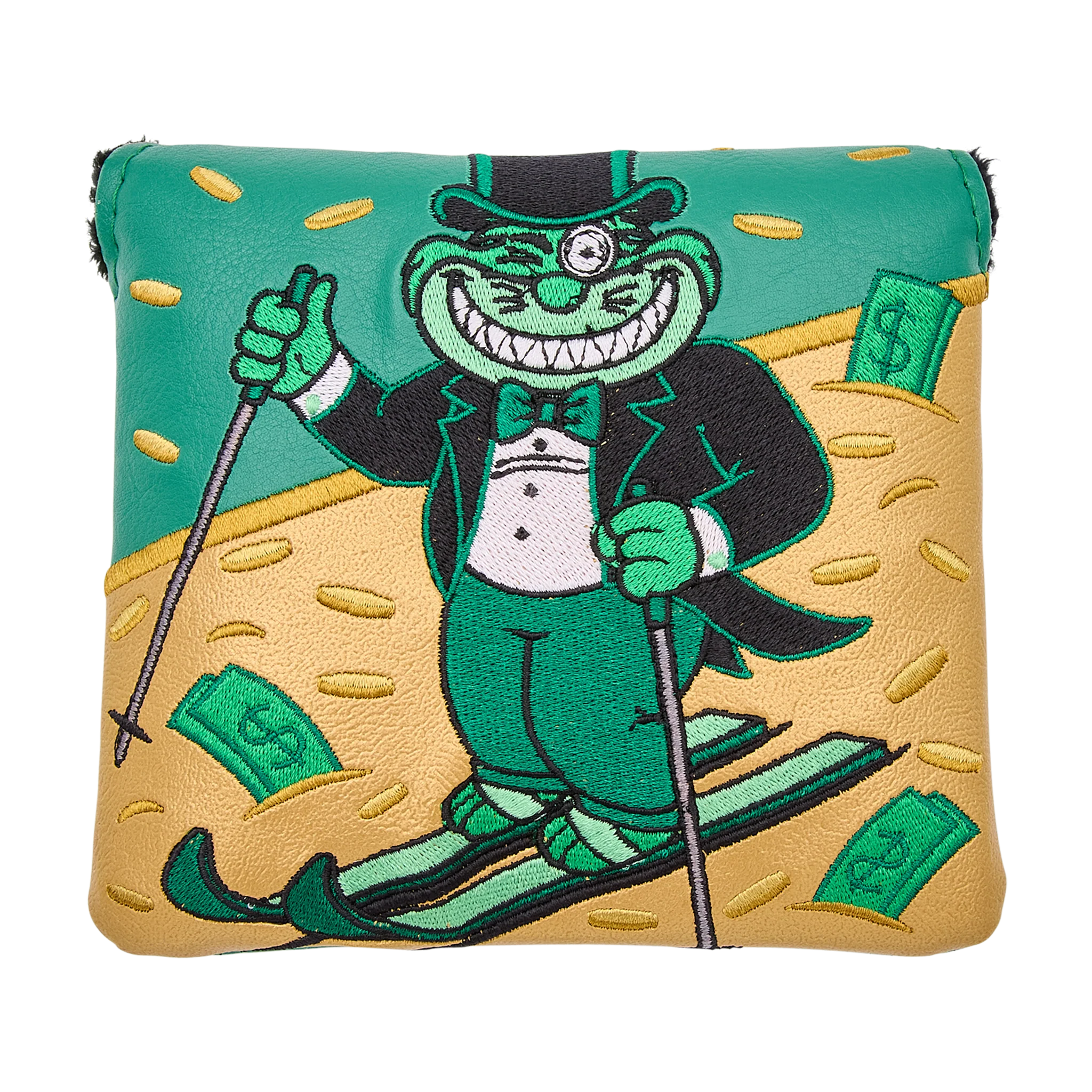 Skiing Gangster Cat Mallet Headcover