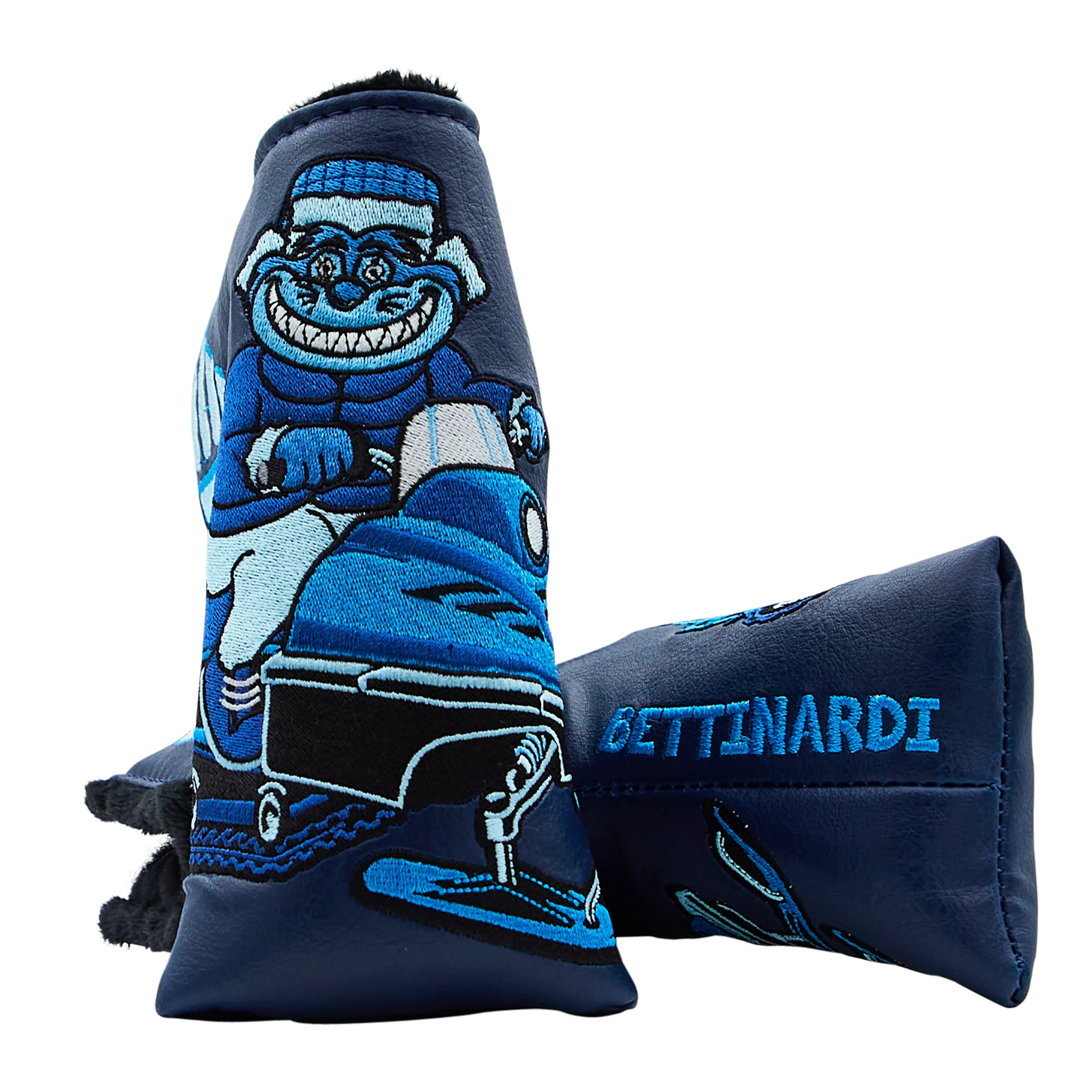 Fat Cat Snow Birdie Blade Putter Headcover (Navy Blue)