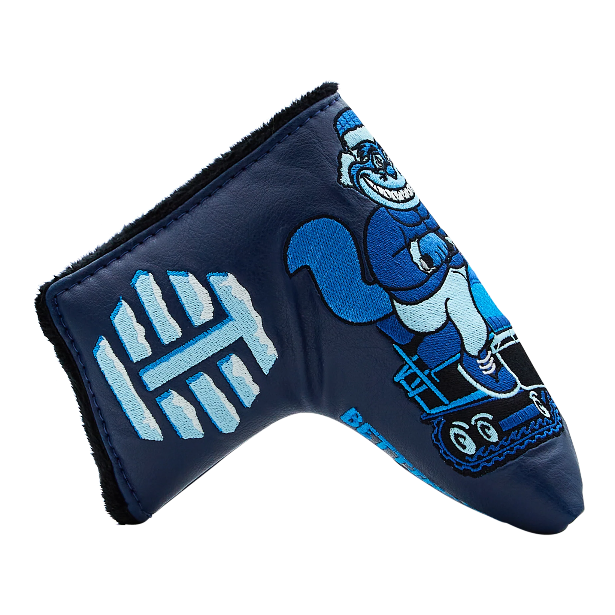 Fat Cat Snow Birdie Blade Putter Headcover (Navy Blue) - Image 2