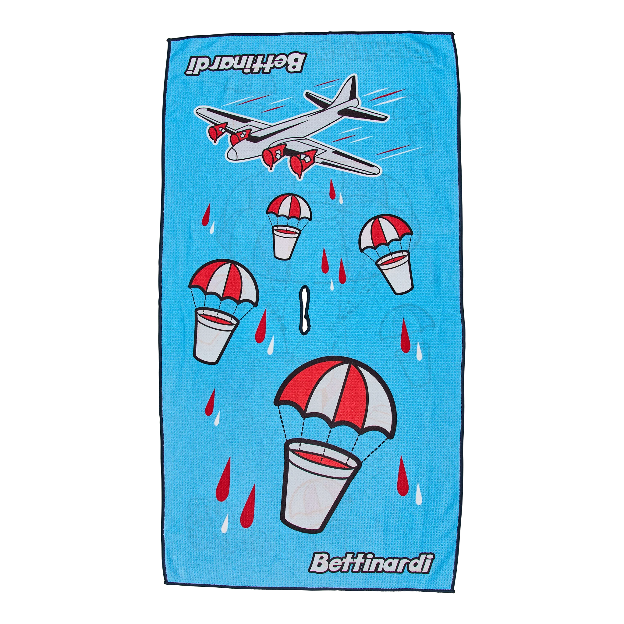 Airstrike Betti Boy Blue Razz Players Towel - Image 2