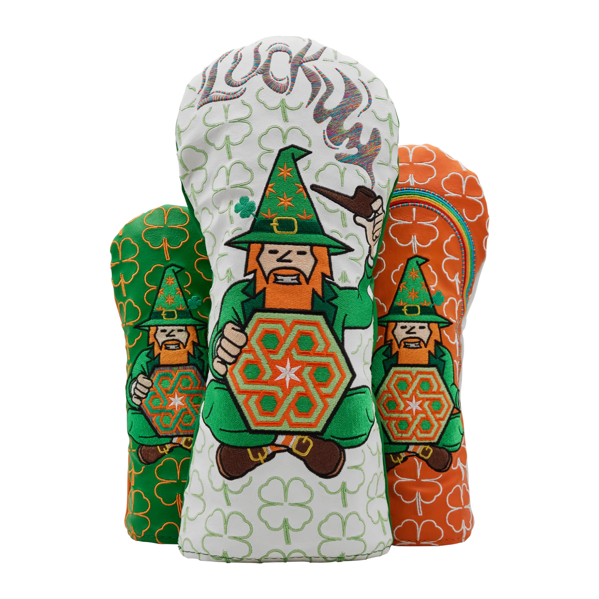 St. Patrick's Day Lucky Wizard Wood Set