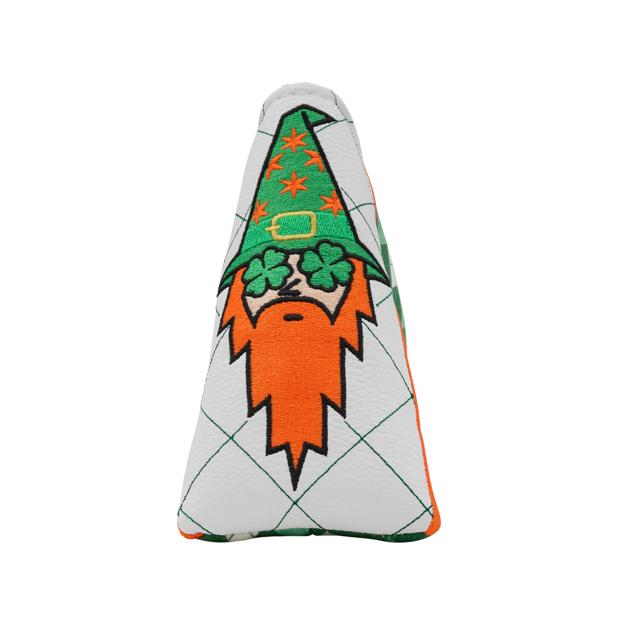 St. Patrick's Day Shamrock Eyes Wizard Blade Putter Headcover - Image 3
