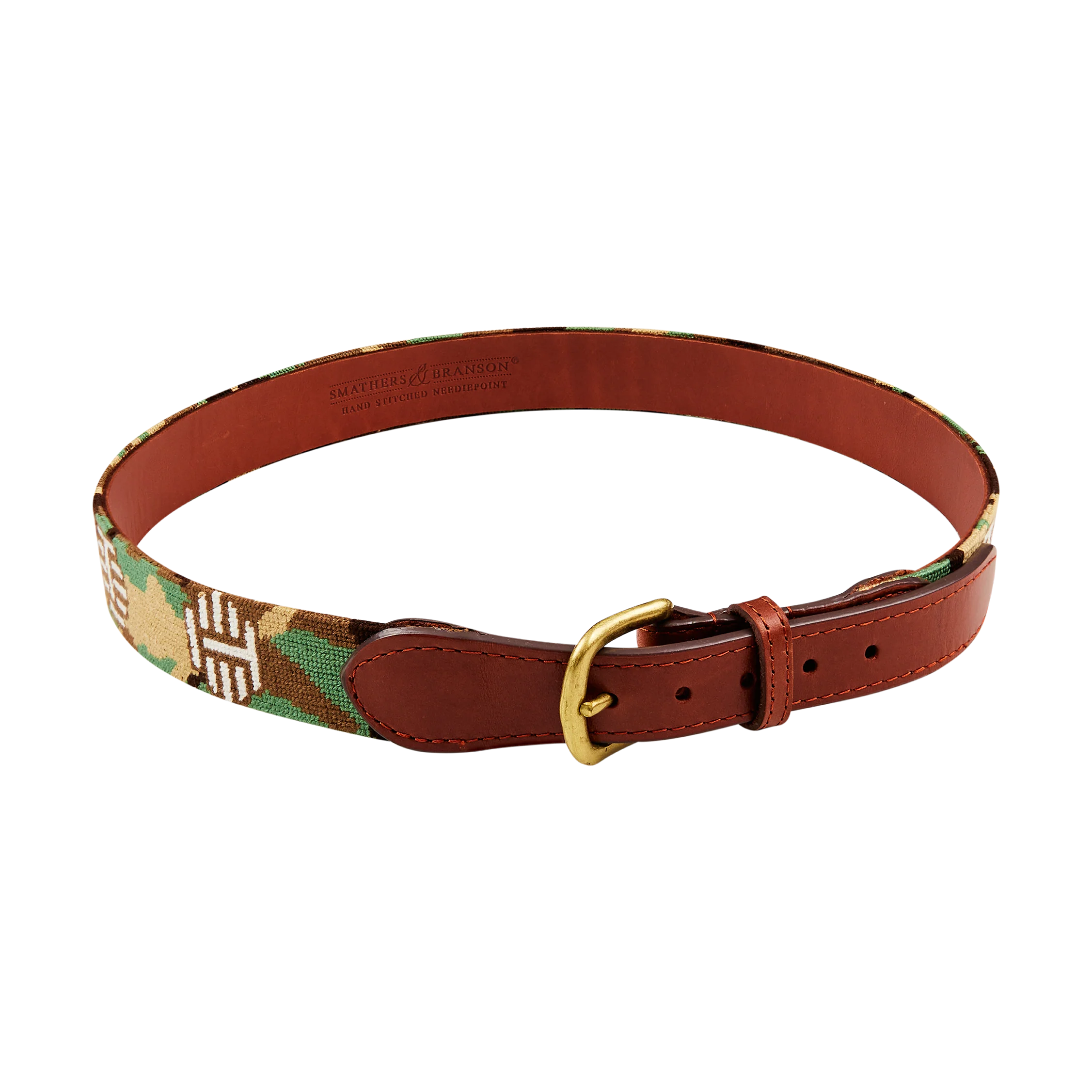T-Hive Green Camo Needlepoint Belt