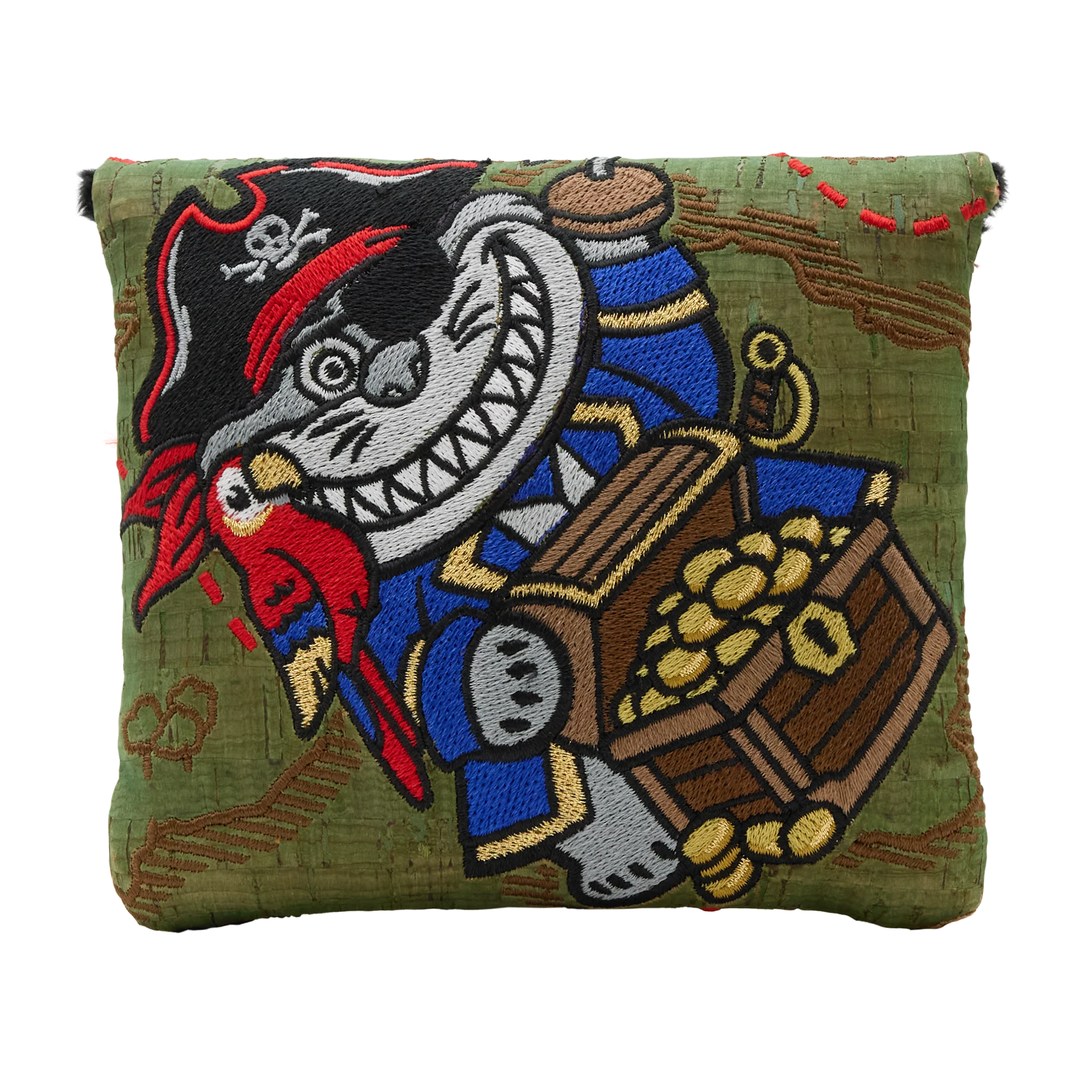 The Traveler - Lucky Pirate Cat FAI Center Shafted Mallet Putter Headcover