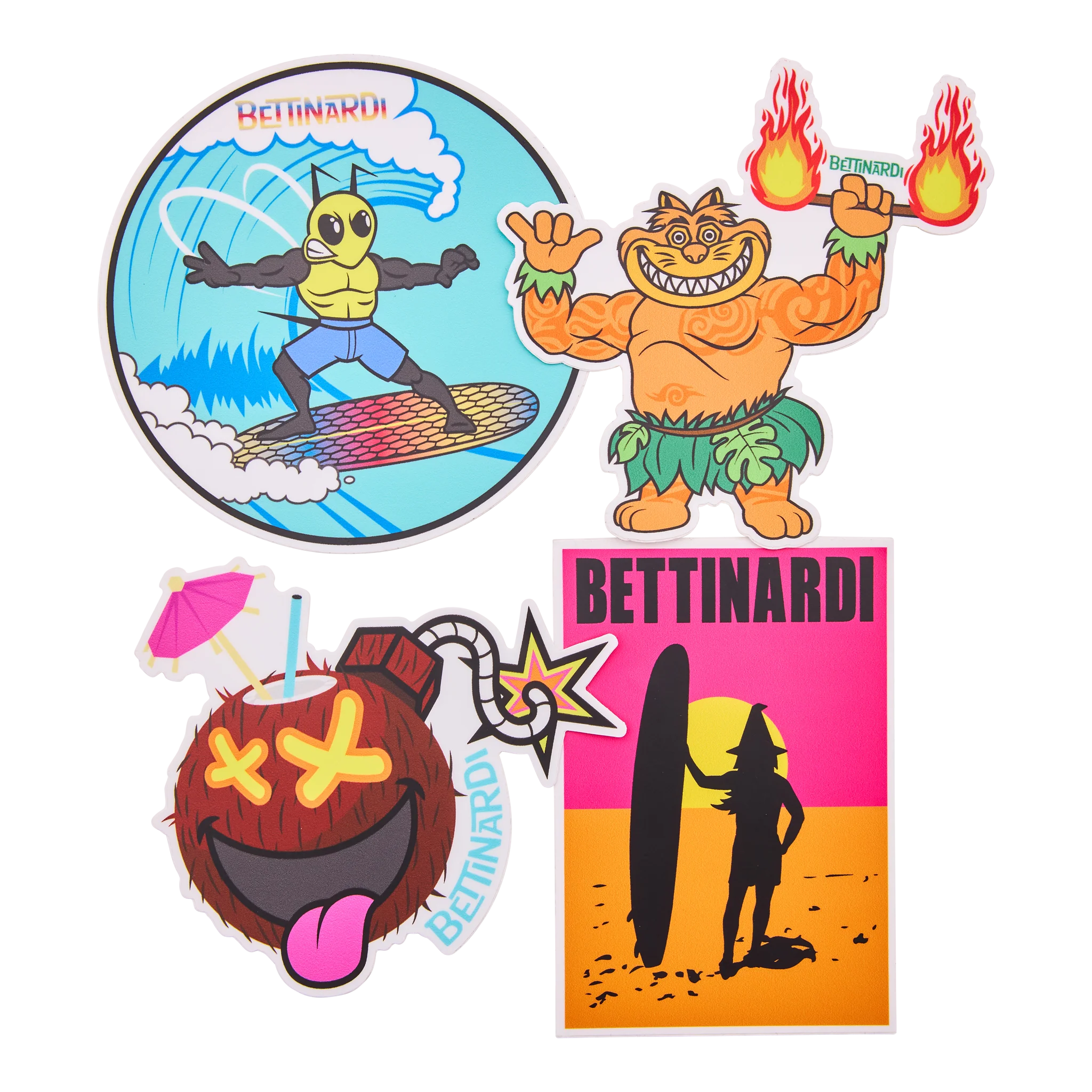 Tiki Multi Icon Sticker Pack