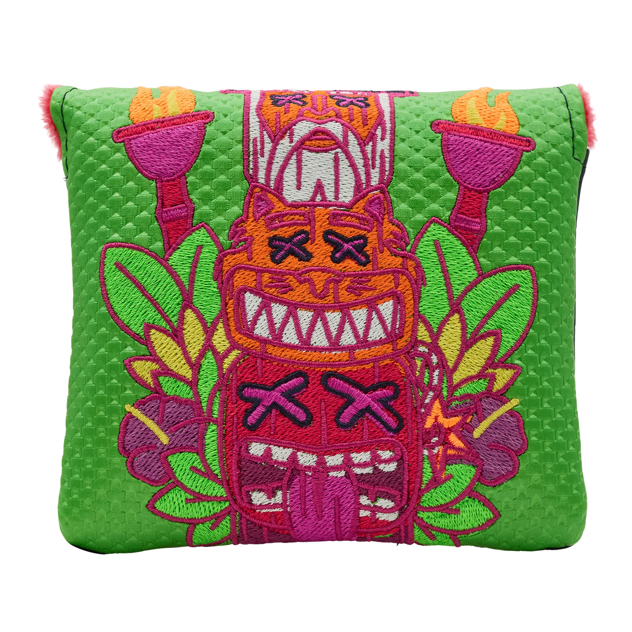 Tiki Totem Multi Icon Mallet Putter Headcover - Oak Brook Exclusive
