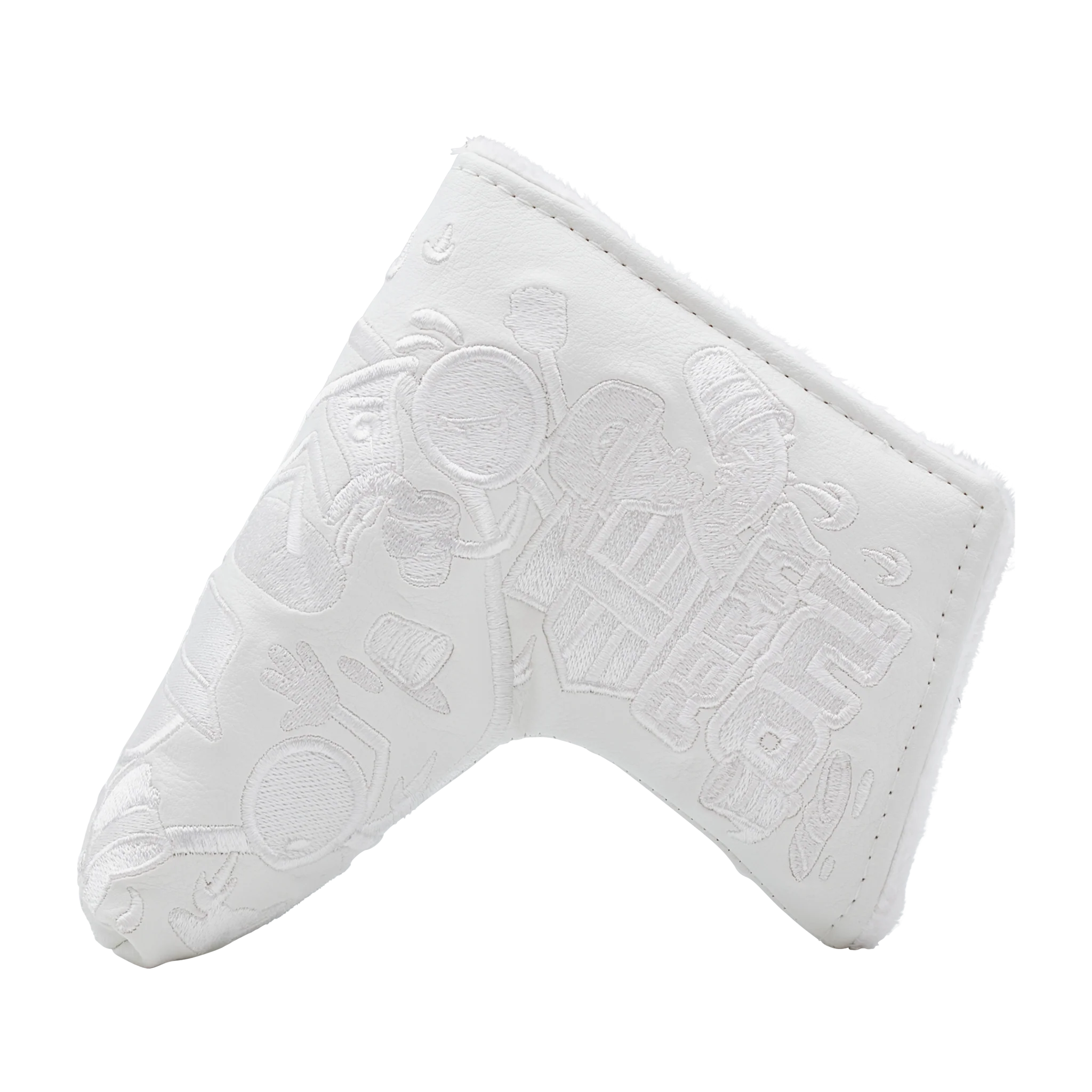 2024 Party On!™ White Buffalo Tour Dept. Blade Putter Headcover - Image 2