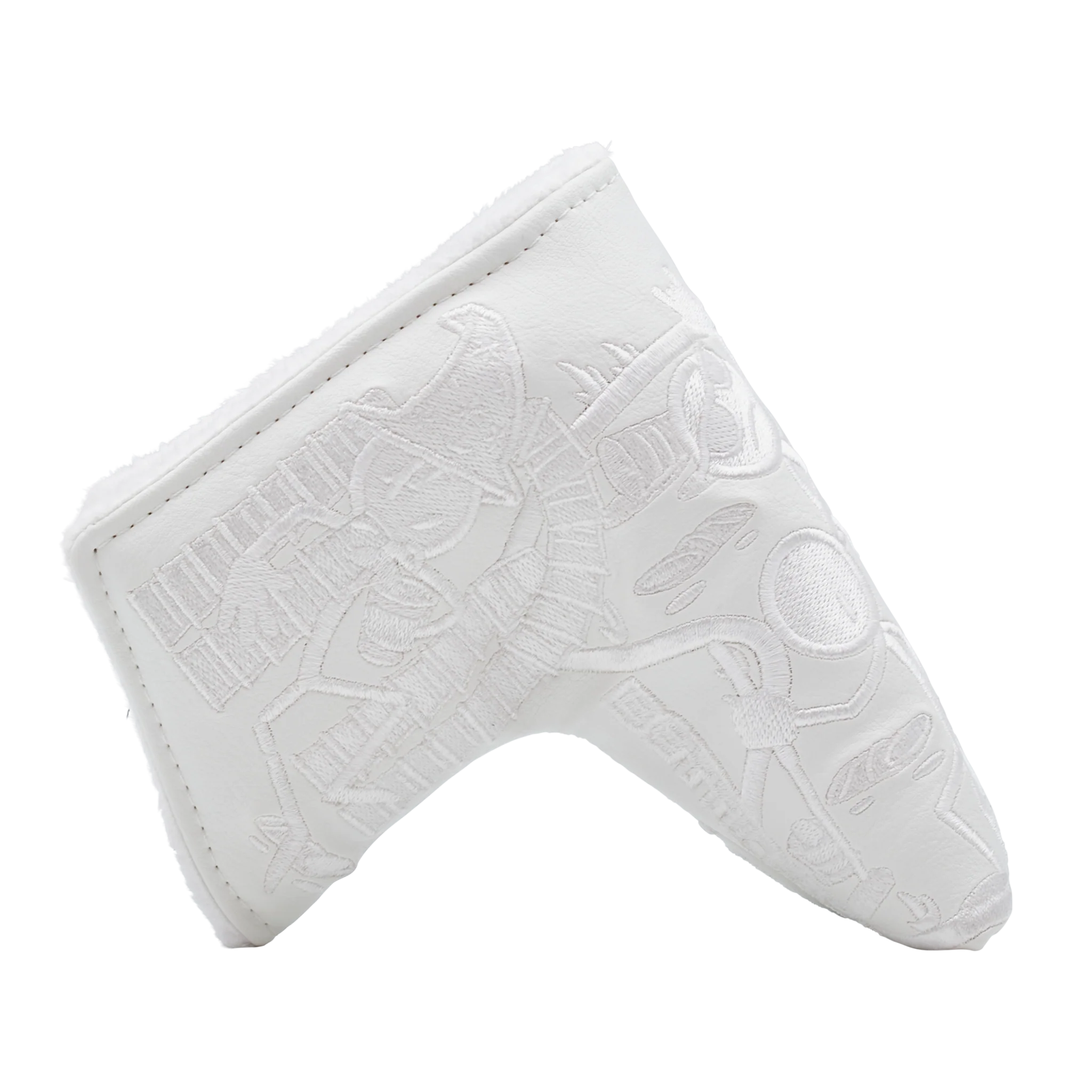 2024 Party On!™ White Buffalo Tour Dept. Blade Putter Headcover - Image 3