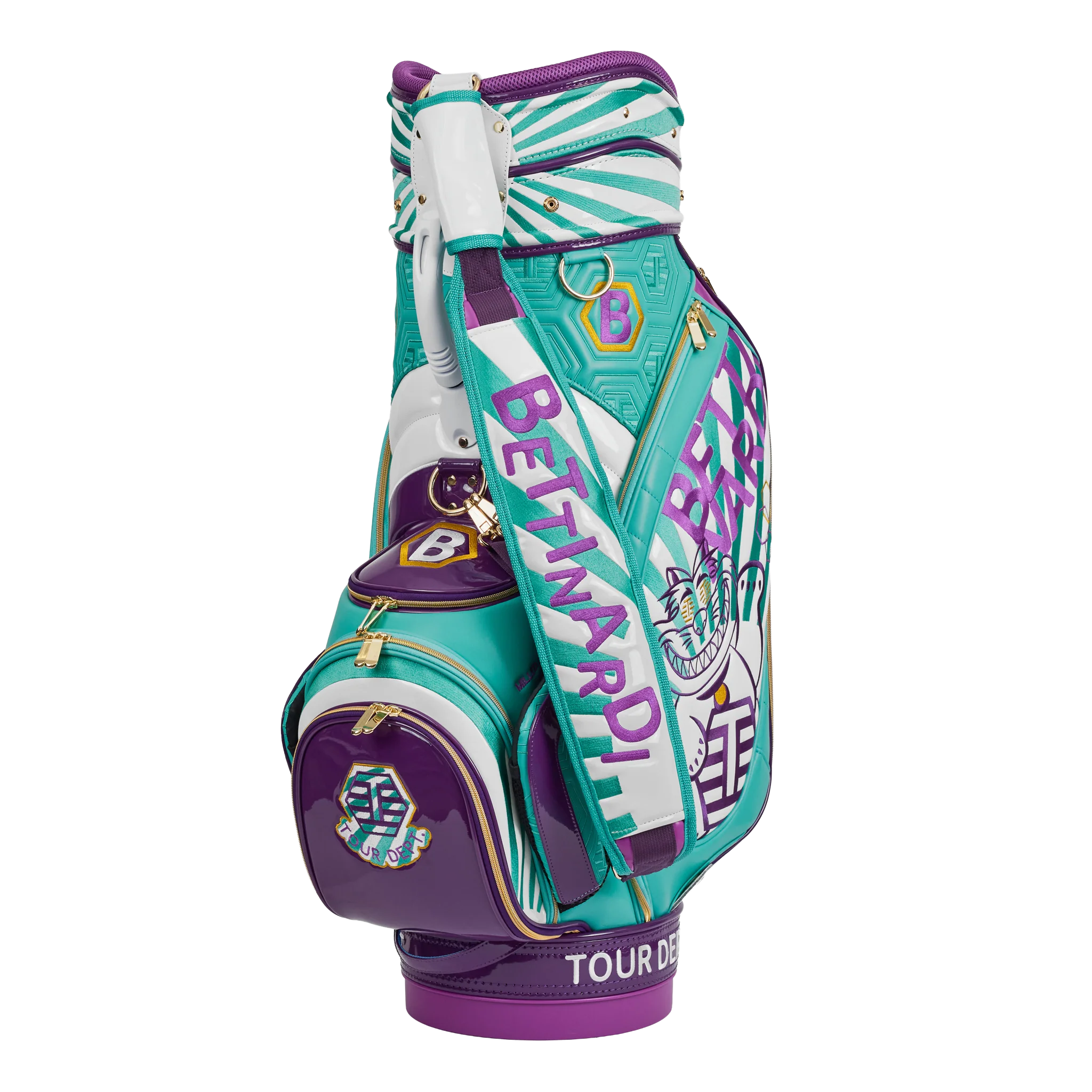 Tour Dept. T-Hive Lucky Cat Staff Bag (Teal/Purple)