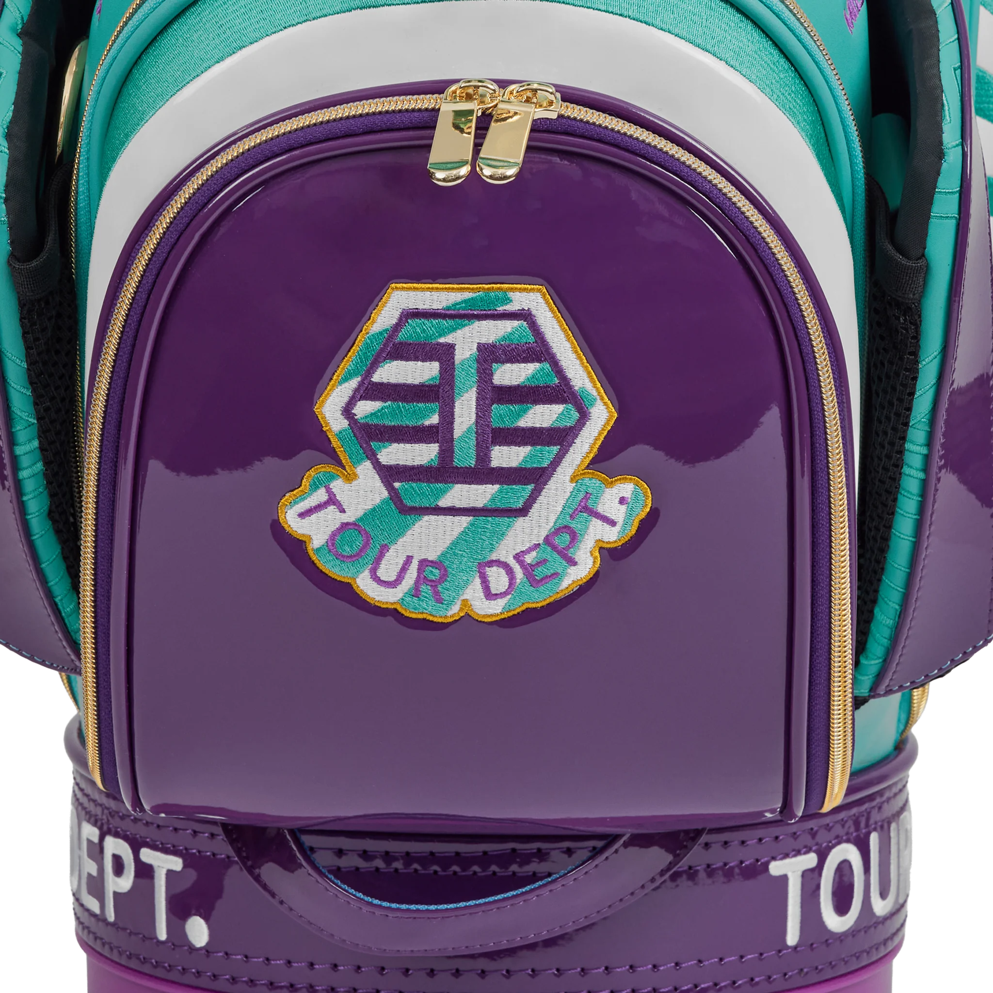 Tour Dept. T-Hive Lucky Cat Staff Bag (Teal/Purple) - Image 7