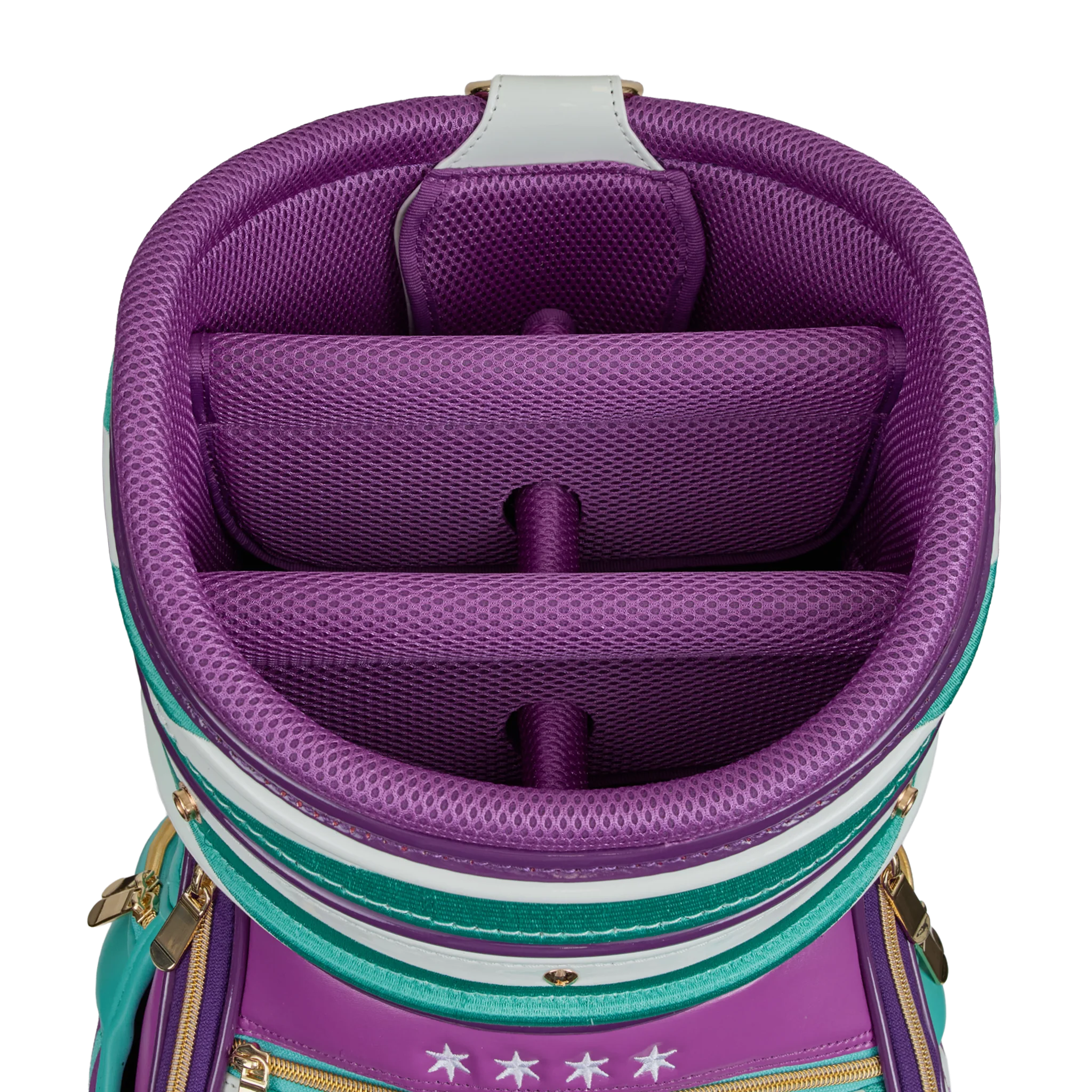 Tour Dept. T-Hive Lucky Cat Staff Bag (Teal/Purple) - Image 8