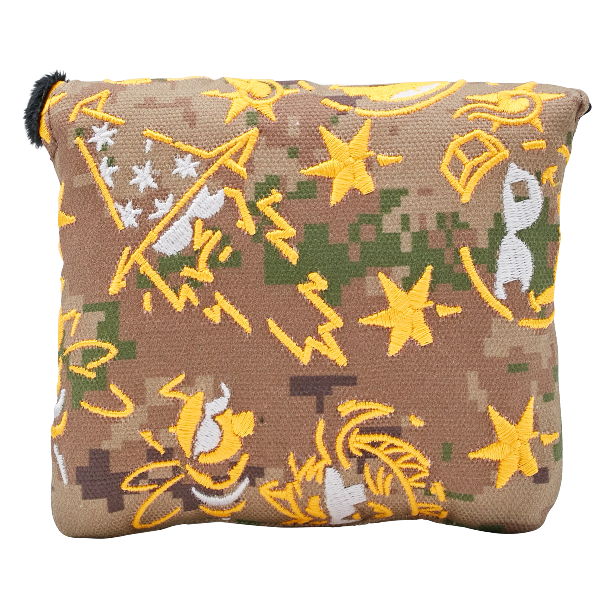 Veterans Day 2023 Digital Classic Camo Multi-Icon Mallet Putter Headcover