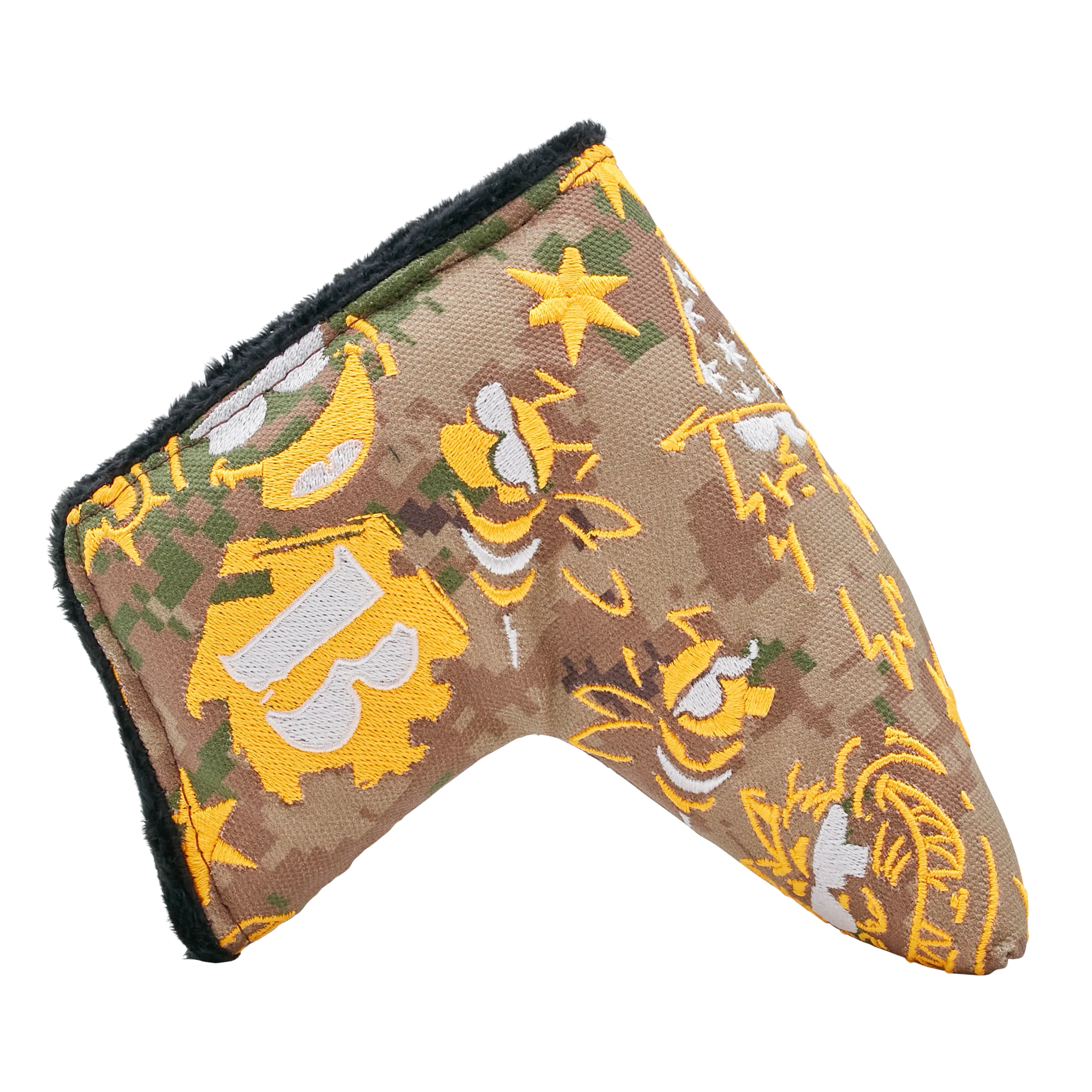 Veterans Day 2023 Digital Classic Camo Multi-Icon Blade Putter Headcover - Image 4