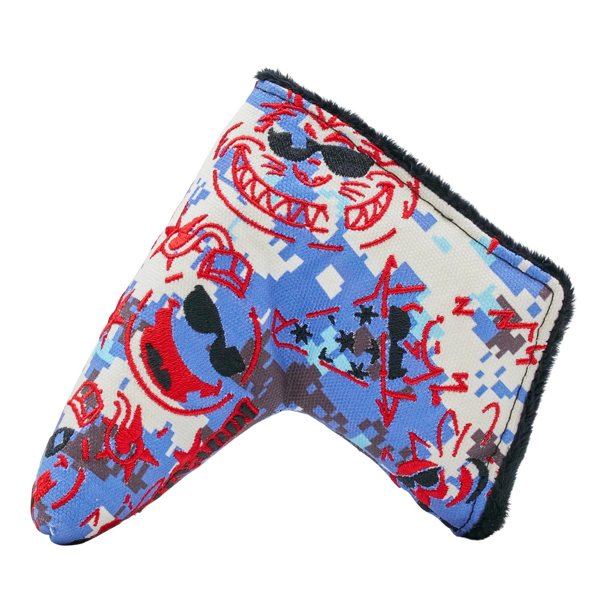 Veterans Day 2023 Digital RWB Camo Multi-Icon Blade Putter Headcover - Image 2