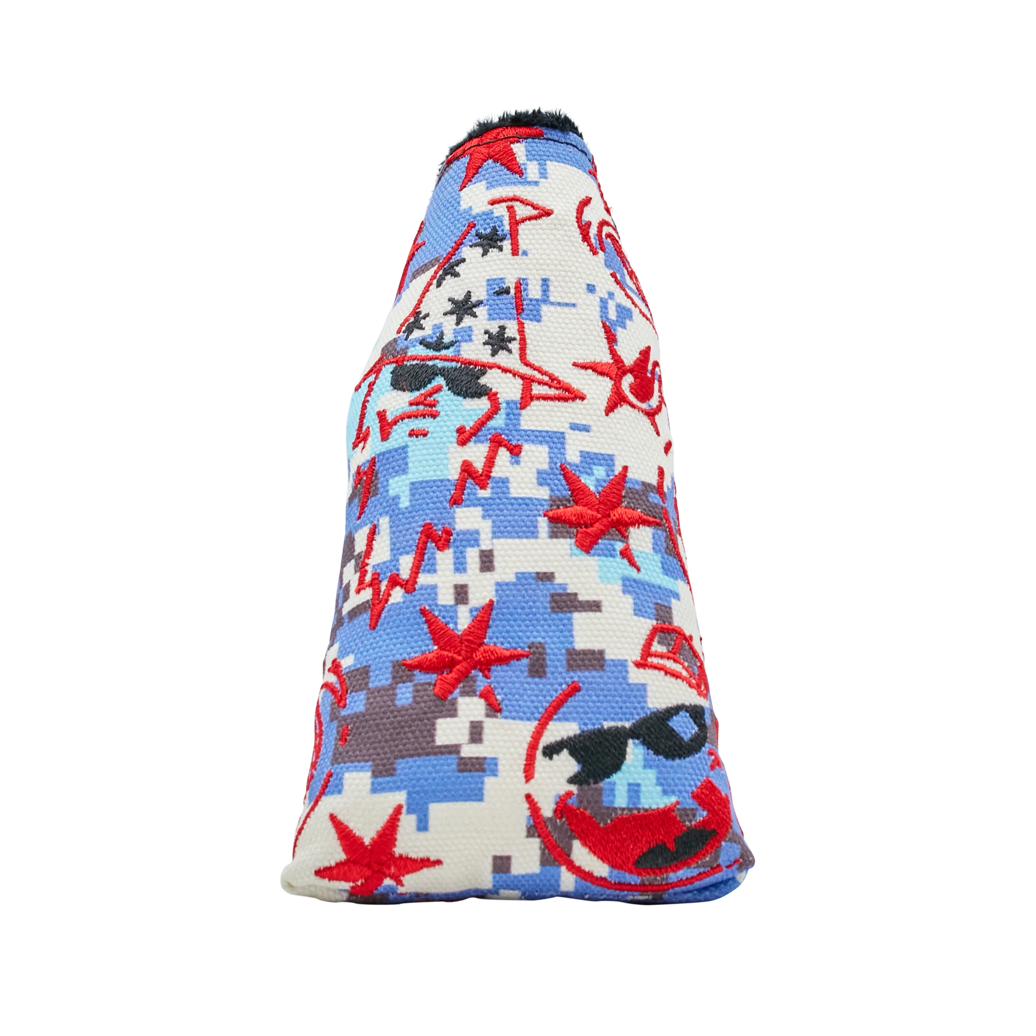Veterans Day 2023 Digital RWB Camo Multi-Icon Blade Putter Headcover - Image 3