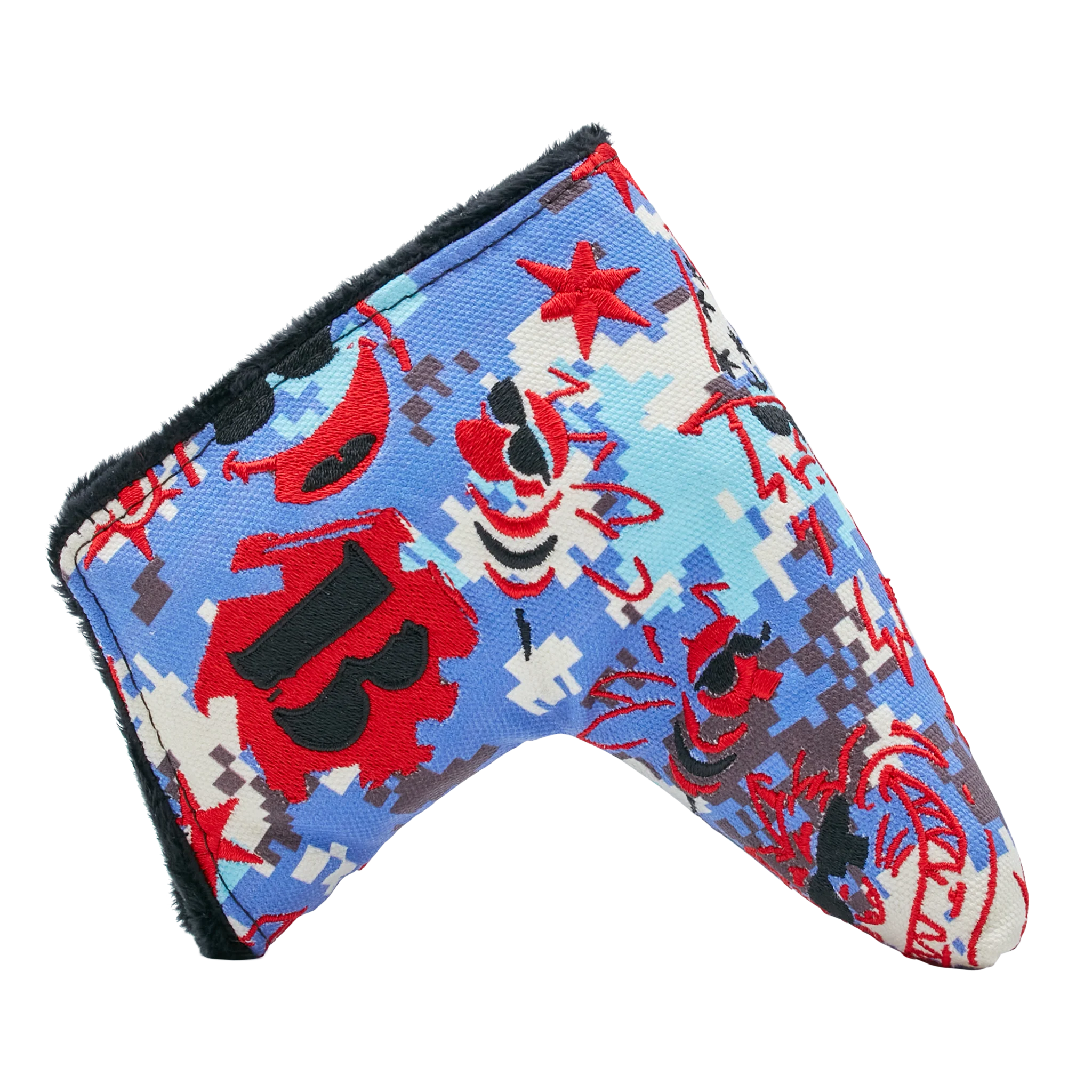 Veterans Day 2023 Digital RWB Camo Multi-Icon Blade Putter Headcover - Image 4