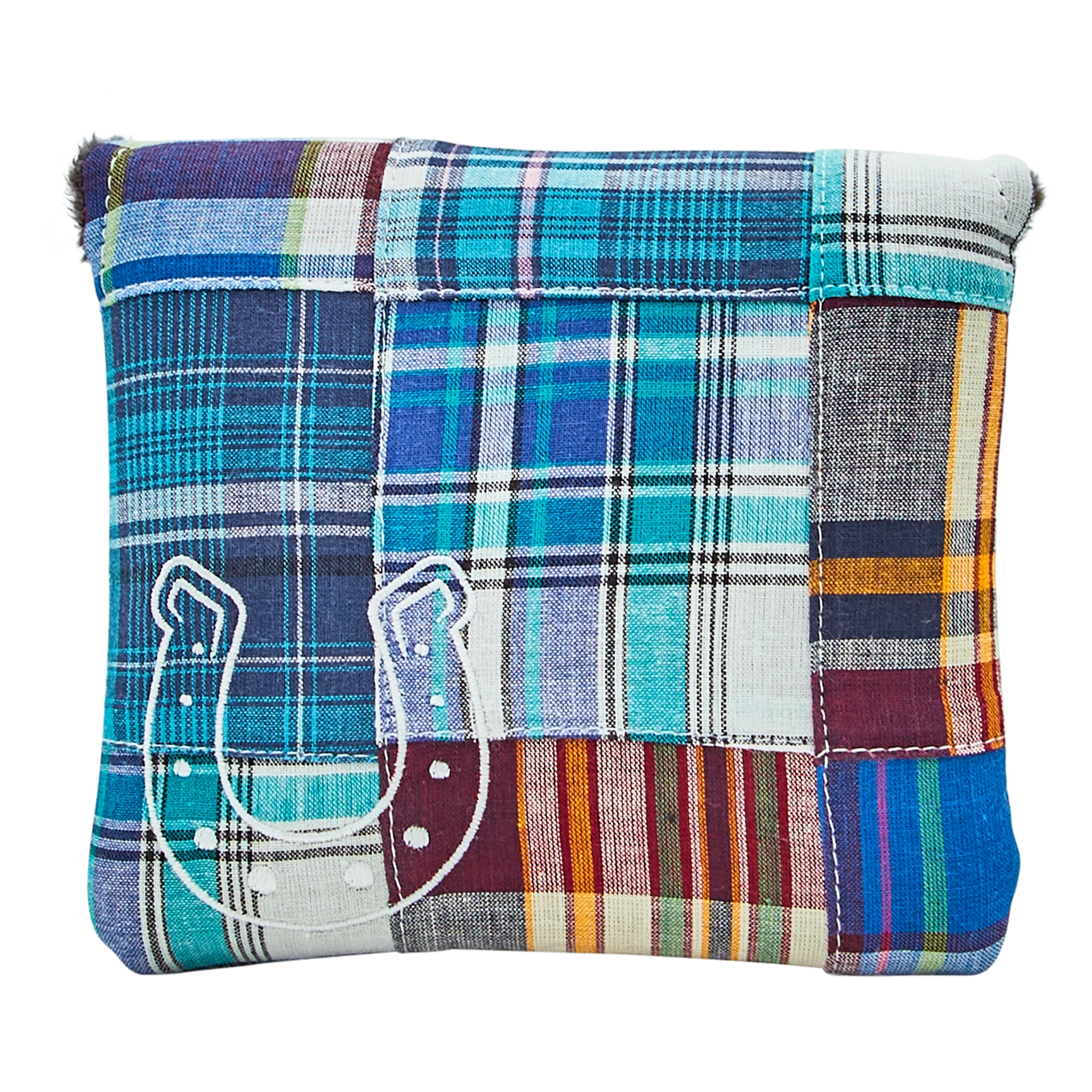Blue Patch Madras Mallet Putter Headcover